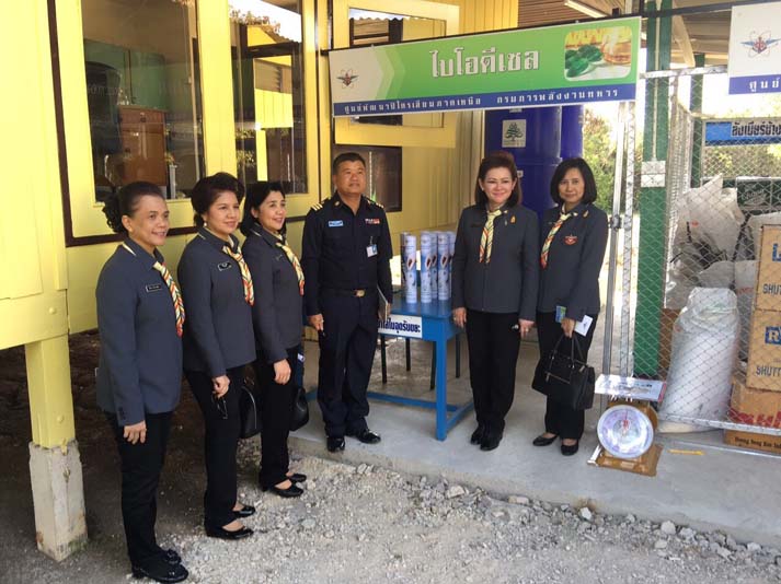 062 ปลัดกระทรวงกลาโหม และ นายกสมาคมภริยาฯ พร้อมด้วยข้าราชการชั้นผู้ใหญ่ สำนักงานปลัดกระทรวงกลาโหม และคณะ เดินทางตรวจเยี่ยมหน่วย ศูนย์พัฒนาปิโตรเลียมภาคเหนือ กรมการพลังงานทหาร