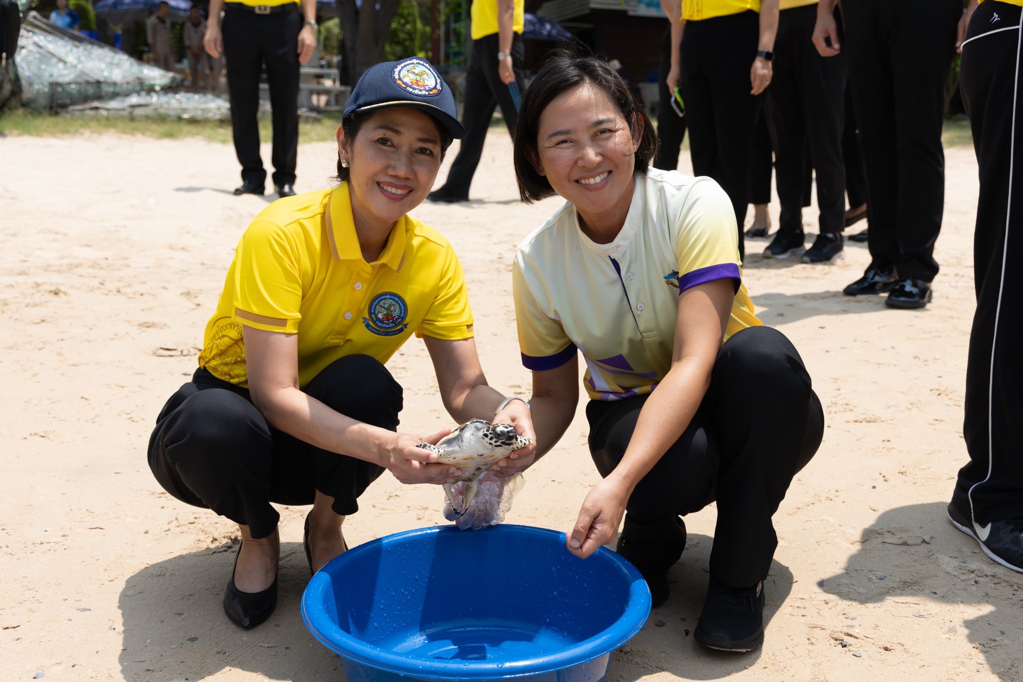 ๐๖๒ กิจกรรมโครงการจิตอาสาเก็บขยะริมหาด เพื่อน้องเต่า และดูงาน "นาวิกนคร ๔.๐ โมเดล"