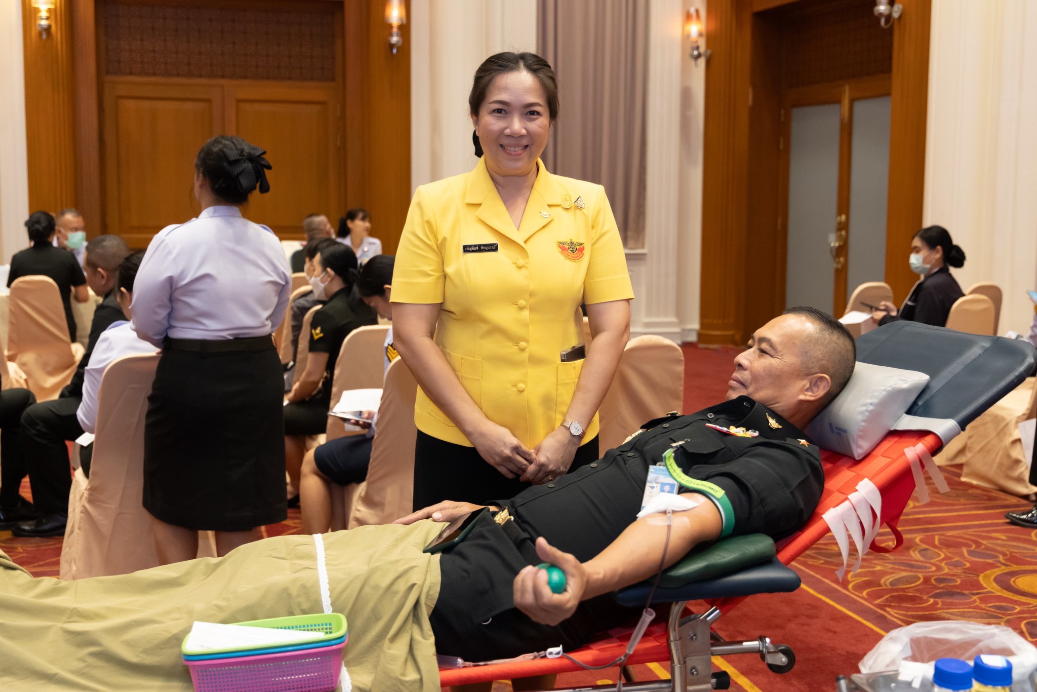 ๐๖๓ กิจกรรมบริจาคโลหิตถวายเป็นพระราชกุศล เนื่องในโอกาสวันคล้ายวันพระราชสมภพ สมเด็จพระกนิษฐาธิราชเจ้า กรมสมเด็จพระเทพรัตนราชสุดาฯ สยามบรมราชกุมารี (๒ เมษายน ๒๕๖๗)