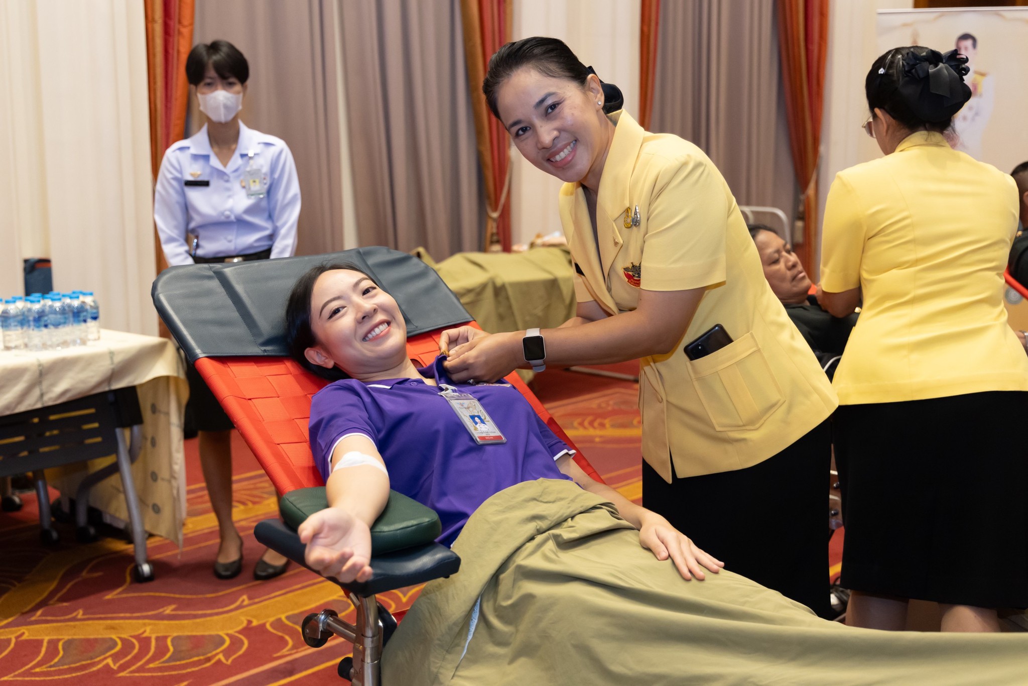 ๐๖๓ กิจกรรมบริจาคโลหิตถวายเป็นพระราชกุศล เนื่องในโอกาสวันคล้ายวันพระราชสมภพ สมเด็จพระกนิษฐาธิราชเจ้า กรมสมเด็จพระเทพรัตนราชสุดาฯ สยามบรมราชกุมารี (๒ เมษายน ๒๕๖๗)