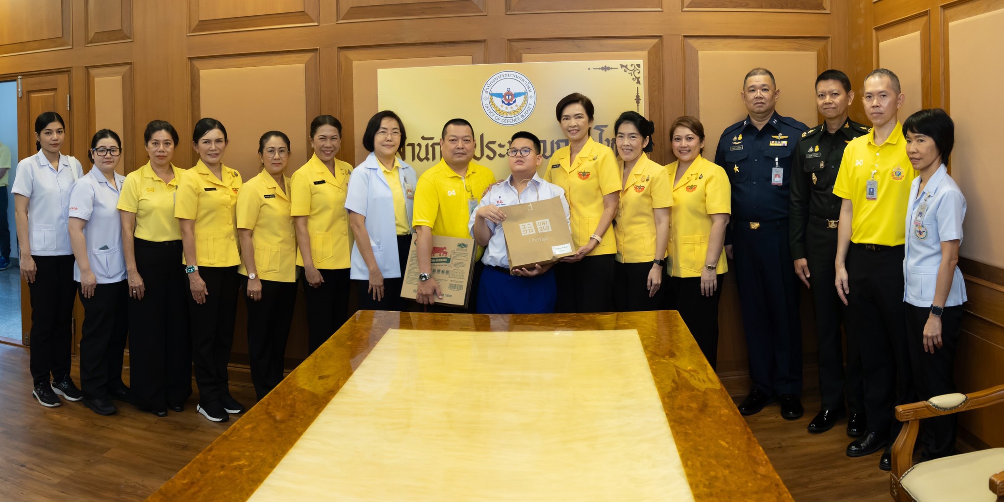 ๐๗๑ การตรวจเยี่ยมบุตรที่มีความต้องการพิเศษของกำลังพลในสังกัดสำนักงานปลัดกระทรวงกลาโหม