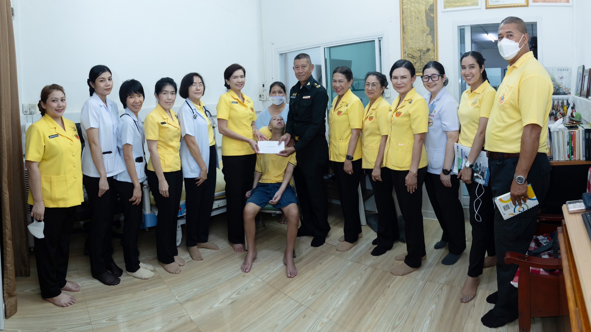 ๐๗๑ การตรวจเยี่ยมบุตรที่มีความต้องการพิเศษของกำลังพลในสังกัดสำนักงานปลัดกระทรวงกลาโหม