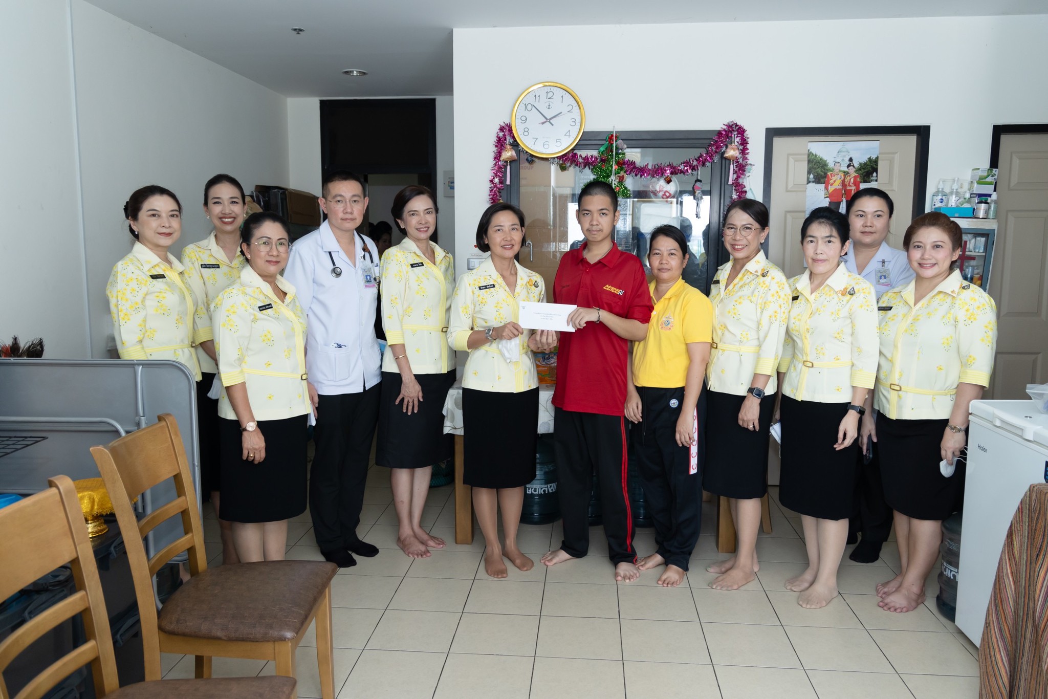๐๗๑ การตรวจเยี่ยมบุตรที่มีความต้องการพิเศษของกำลังพลในสังกัดสำนักงานปลัดกระทรวงกลาโหม