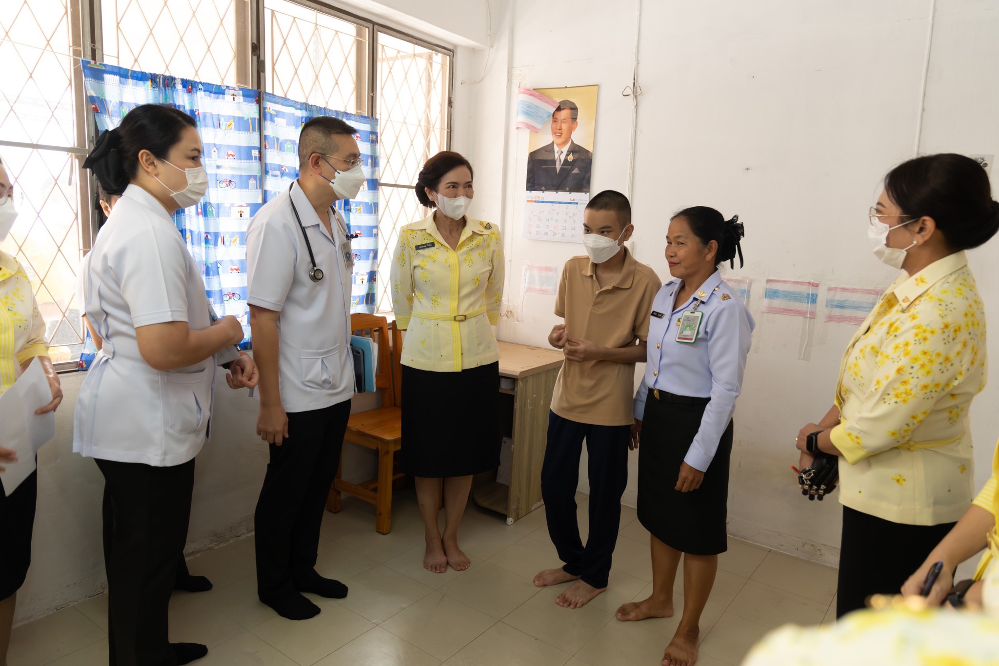 ๐๗๑ การตรวจเยี่ยมบุตรที่มีความต้องการพิเศษของกำลังพลในสังกัดสำนักงานปลัดกระทรวงกลาโหม