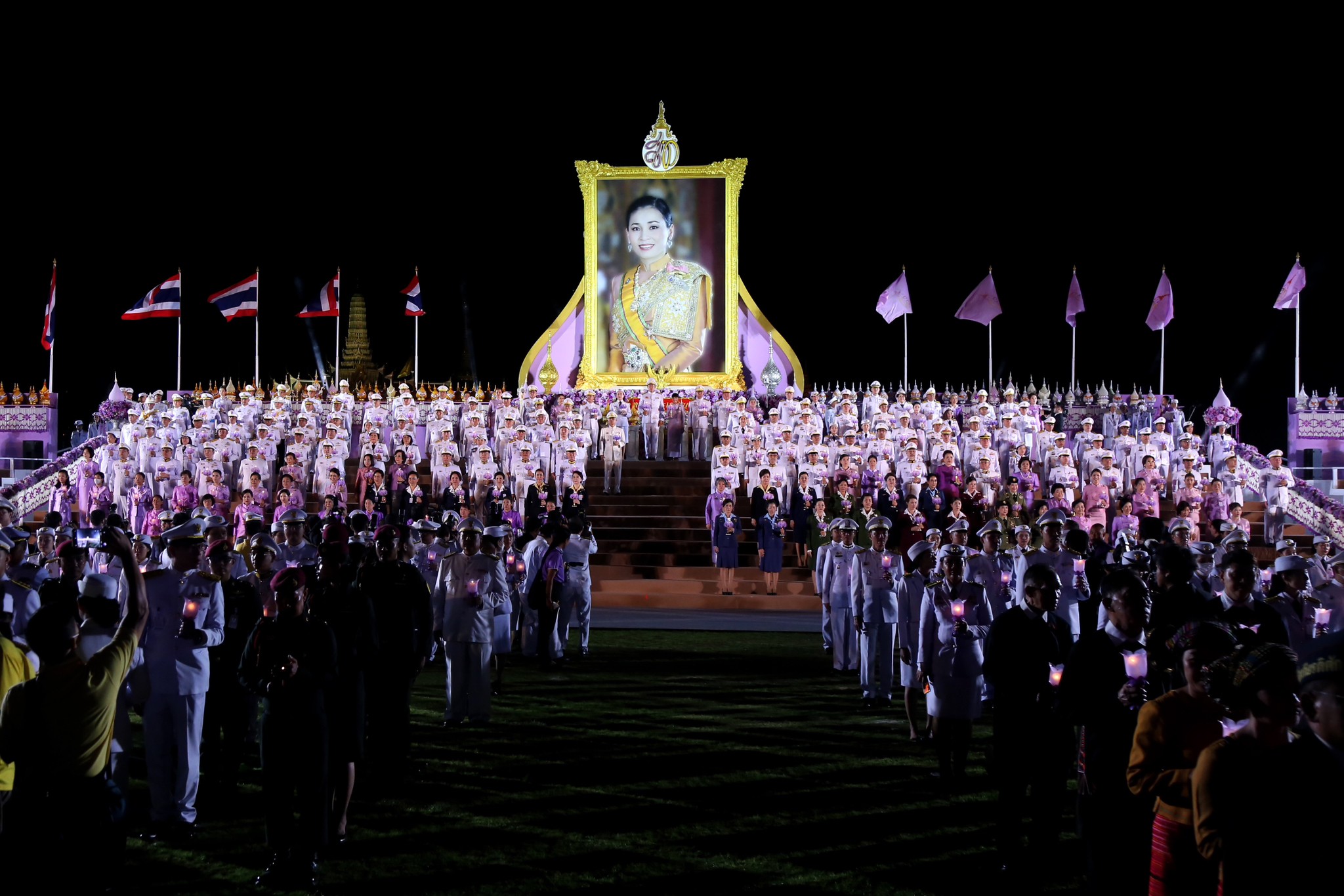 ๐๘๐ พิธีถวายเครื่องราชสักการะ วางพานพุ่ม และจุดเทียนถวายพระพรชัยมงคล เนื่องในโอกาสวันเฉลิมพระชนมพรรษา สมเด็จพระนางเจ้าสุทิดา พัชรสุธาพิมลลักษณ พระบรมราชินี (๓ มิถุนายน ๒๕๖๗