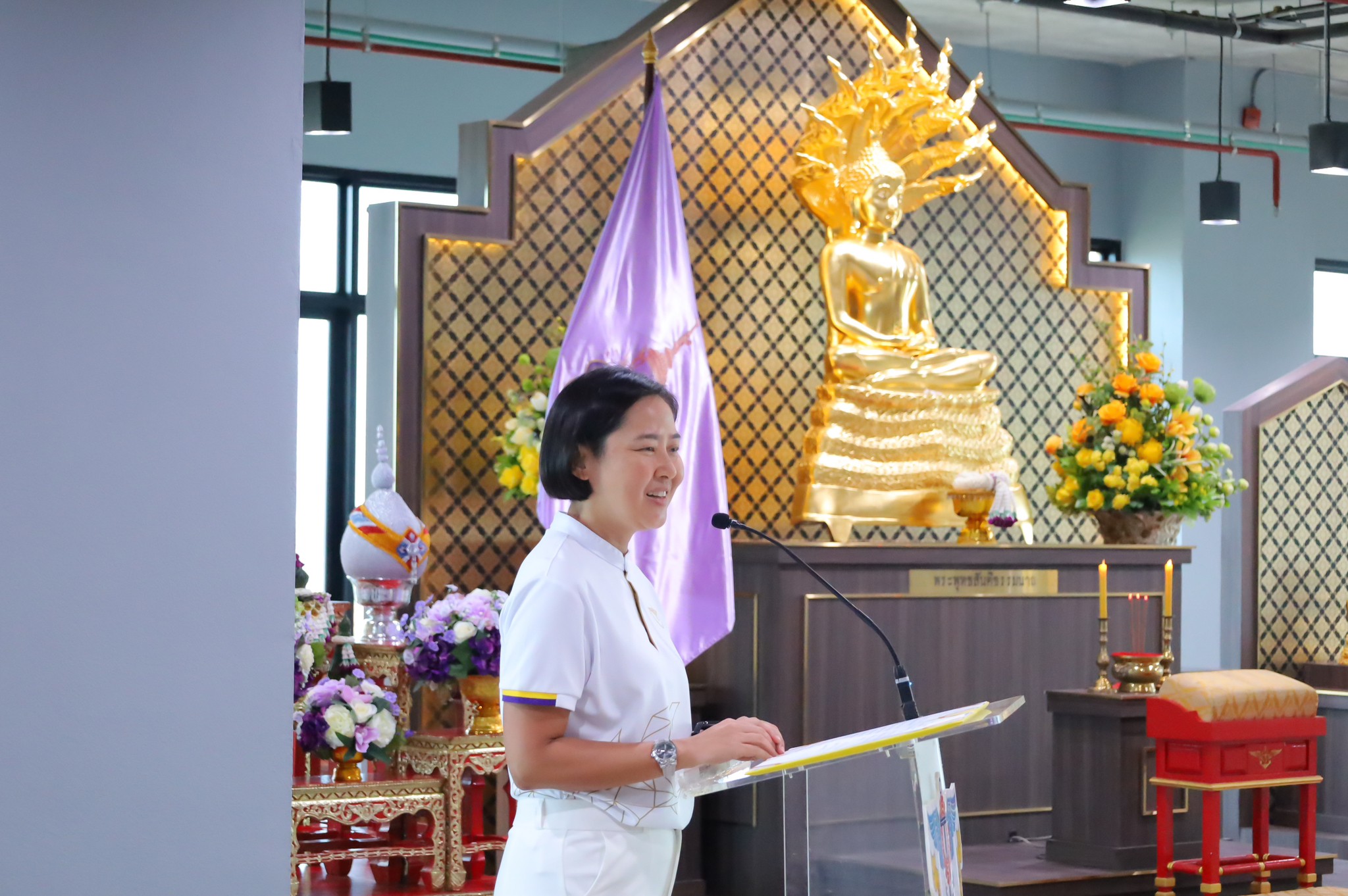 ๐๘๑ การจัดกิจกรรมโครงการ การปฏิบัติธรรมเทิดทูนสถาบันพระมหากษัตริย์ ถวายเป็นพระราชกุศล เนื่องในโอกาสวันเฉลิมพระชนมพรรษา สมเด็จพระนางเจ้าฯ พระบรมราชินี