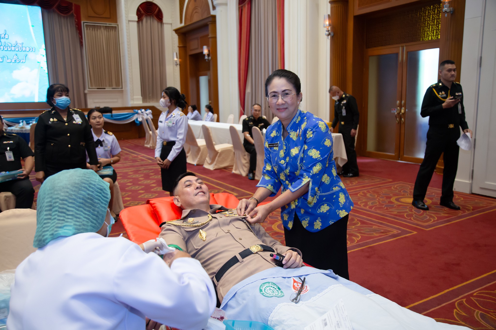 ๐๙๗ กิจกรรมบริจาคโลหิตถวายเป็นพระราชกุศลเนื่องในโอกาสวันเฉลิมพระชนมพรรษา สมเด็จพระนางเจ้าสิริกิติ์ พระบรมราชินีนาถ พระบรมราชชนนีพันปีหลวง ๑๒ สิงหาคม ๒๕๖๗