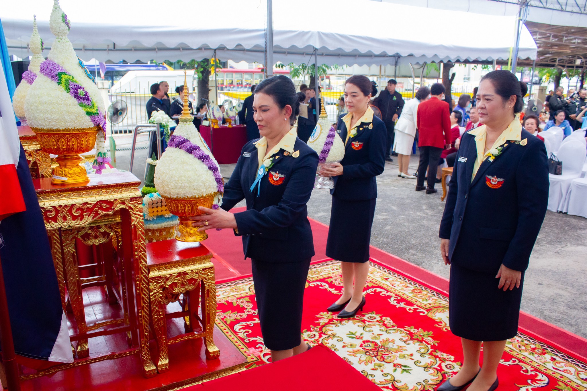 ๐๙๘ พิธีถวายพานพุ่มราชสักการะ แด่สมเด็จพระนางเจ้าสิริกิติ์ พระบรมราชินีนาถ พระบรมราชชนนีพันปีหลวง ในโอกาสสัปดาห์วันแม่แห่งชาติ งานวันแม่แห่งชาติ ประจำปี ๒๕๖๗