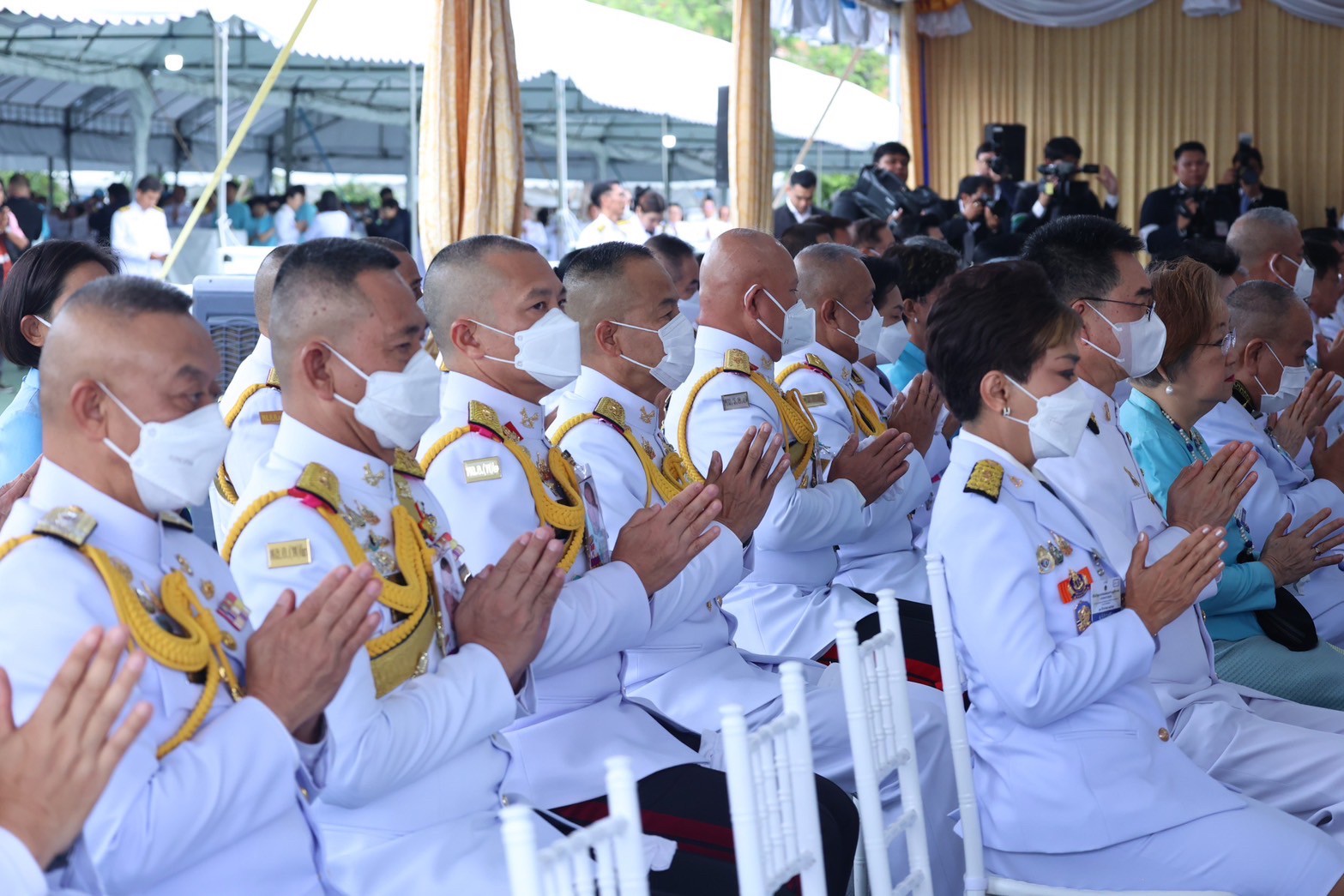 ๑๐๒ พิธีเจริญพระพุทธมนต์ และพิธีทำบุญตักบาตรถวายเป็นพระราชกุศล เนื่องในโอกาสวันเฉลิมพระชนมพรรษา สมเด็จพระนางเจ้าสิริกิติ์ พระบรมราชินีนาถ พระบรมราชชนนีพันปีหลวง ๑๒ สิงหาคม ๒๕๖๗