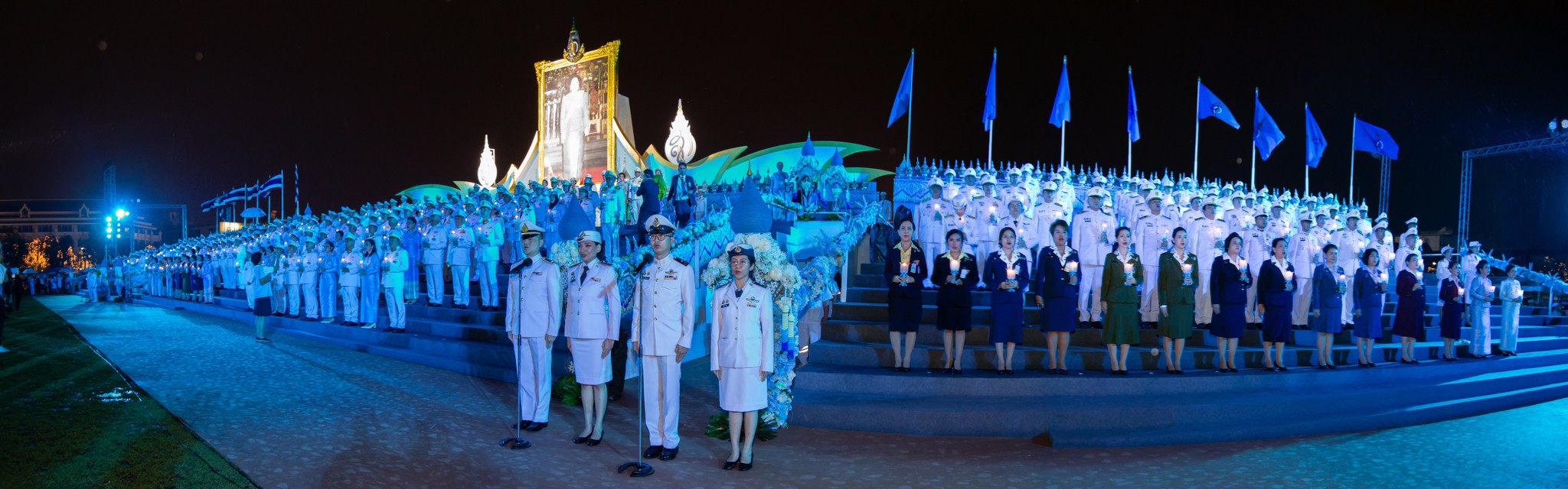 ๑๐๕ พิธีถวายเครื่องราชสักการะ วางพานพุ่มและจุดเทียนถวายพระพรชัยมงคล เนื่องในโอกาสวันเฉลิมพระชนมพรรษา สมเด็จพระนางเจ้าสิริกิติ์ พระบรมราชินีนาถ พระบรมราชชนนีพันปีหลวง ๑๒ สิงหาคม ๒๕๖๗