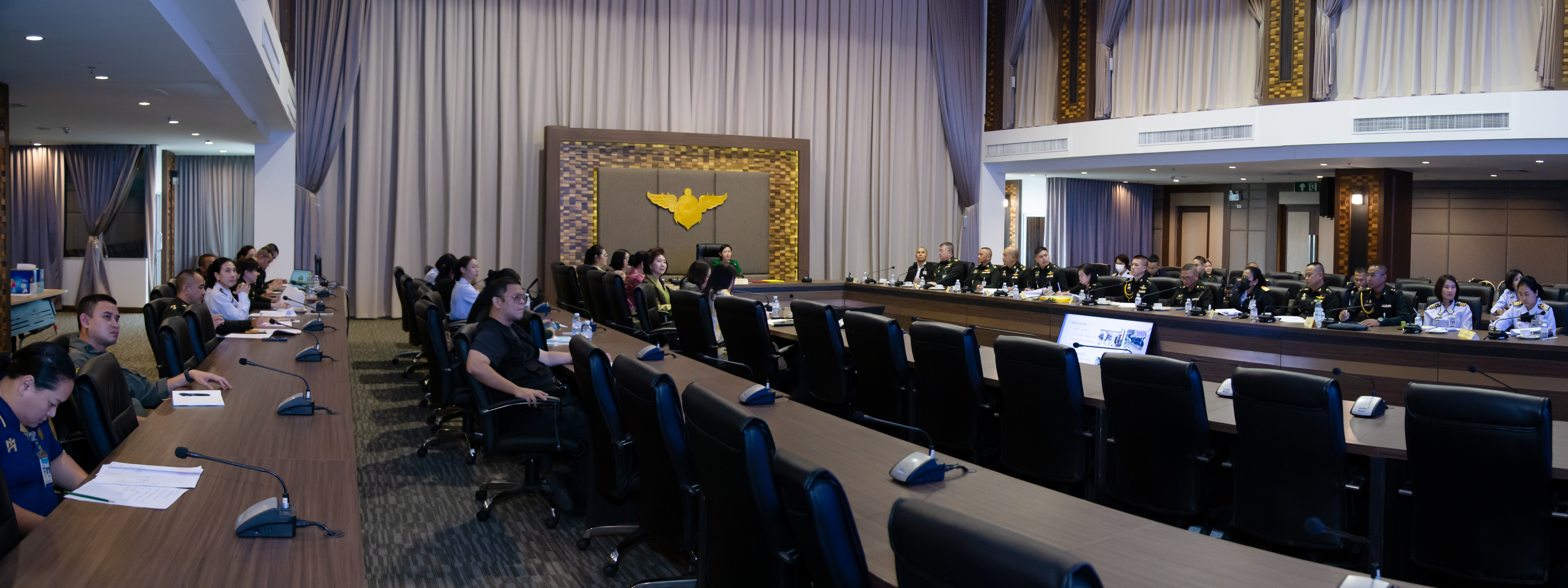 ๐๘ การประชุมเตรียมการจัดงานวันคล้ายวันสถาปนาสมาคมภริยาข้าราชการสำนักงานปลัดกระทรวงกลาโหม ครบรอบปีที่ ๓๔