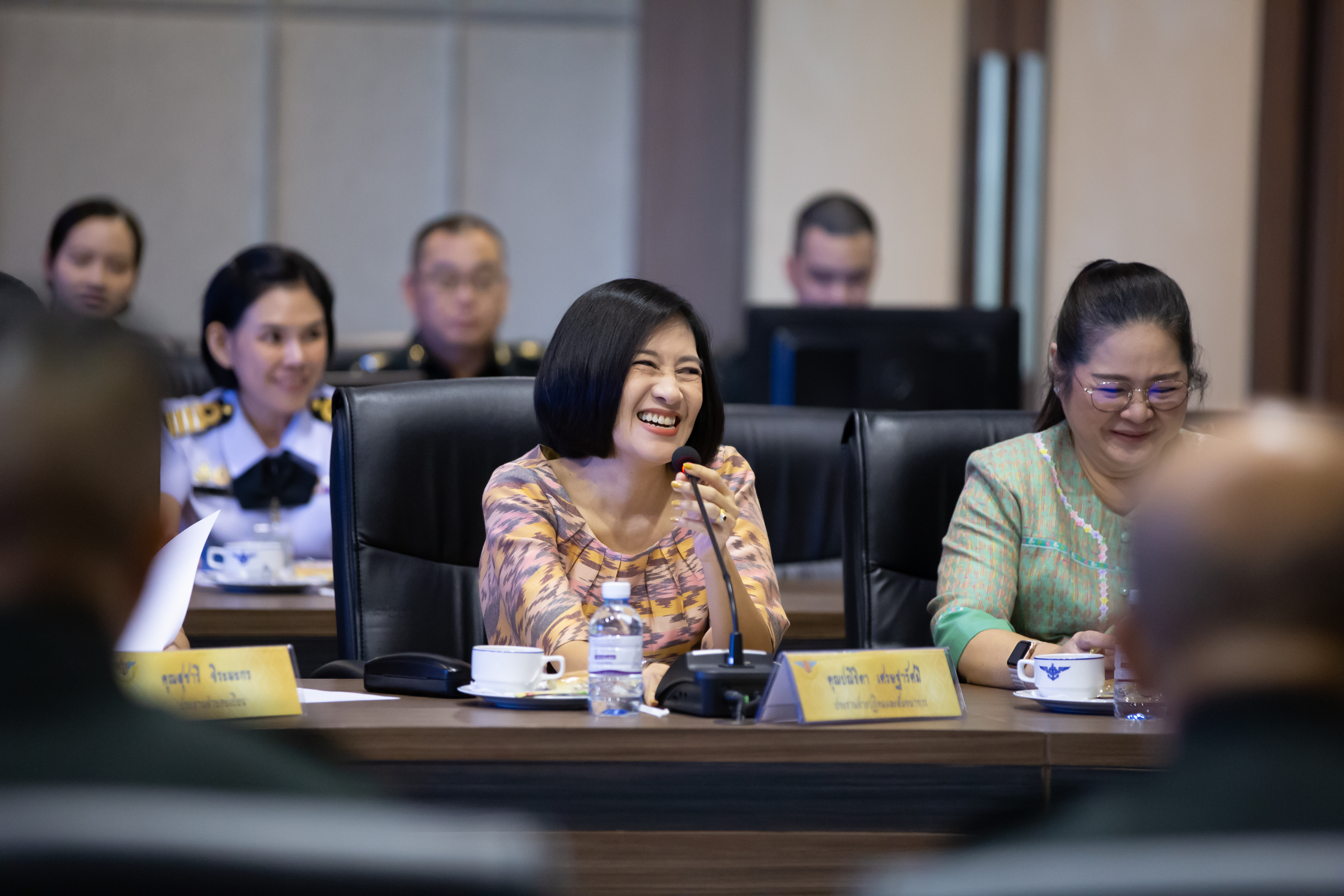 ๐๘ การประชุมเตรียมการจัดงานวันคล้ายวันสถาปนาสมาคมภริยาข้าราชการสำนักงานปลัดกระทรวงกลาโหม ครบรอบปีที่ ๓๔