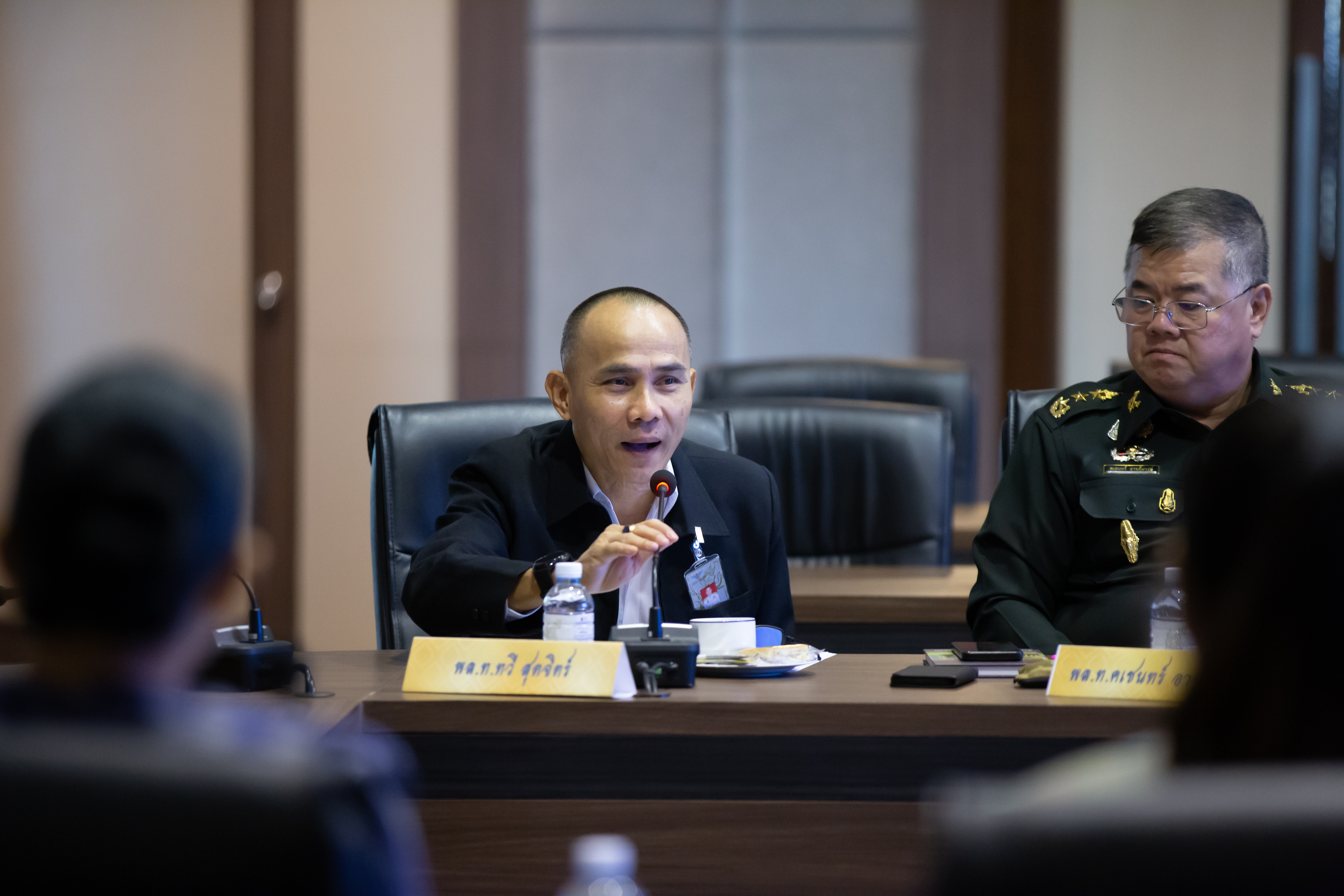 ๐๘ การประชุมเตรียมการจัดงานวันคล้ายวันสถาปนาสมาคมภริยาข้าราชการสำนักงานปลัดกระทรวงกลาโหม ครบรอบปีที่ ๓๔