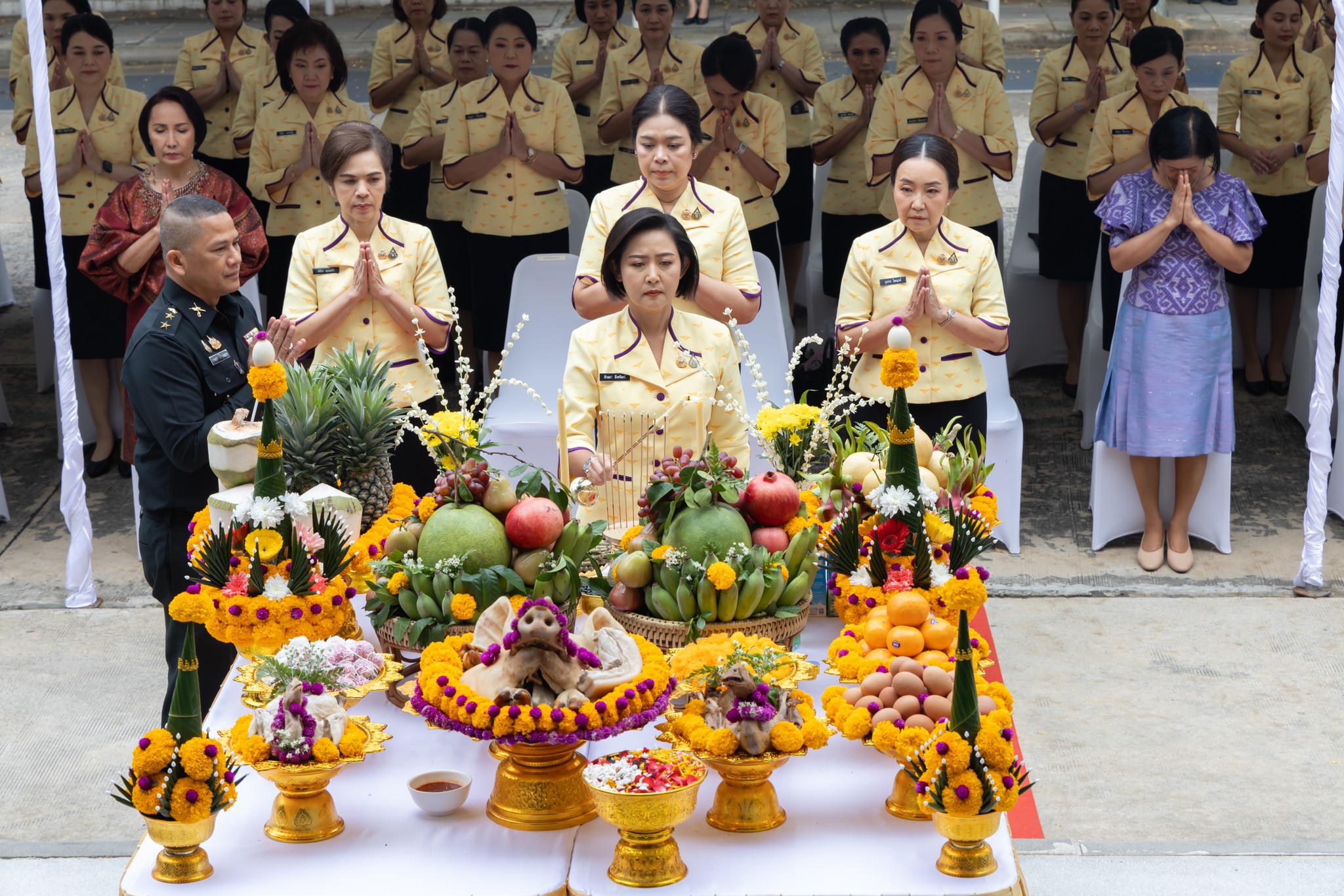 ๑๕ การจัดงานวันคล้ายวันสถาปนาสมาคมภริยาข้าราชการสำนักงานปลัดกระทรวงกลาโหม ครบรอบปีที่ ๓๔