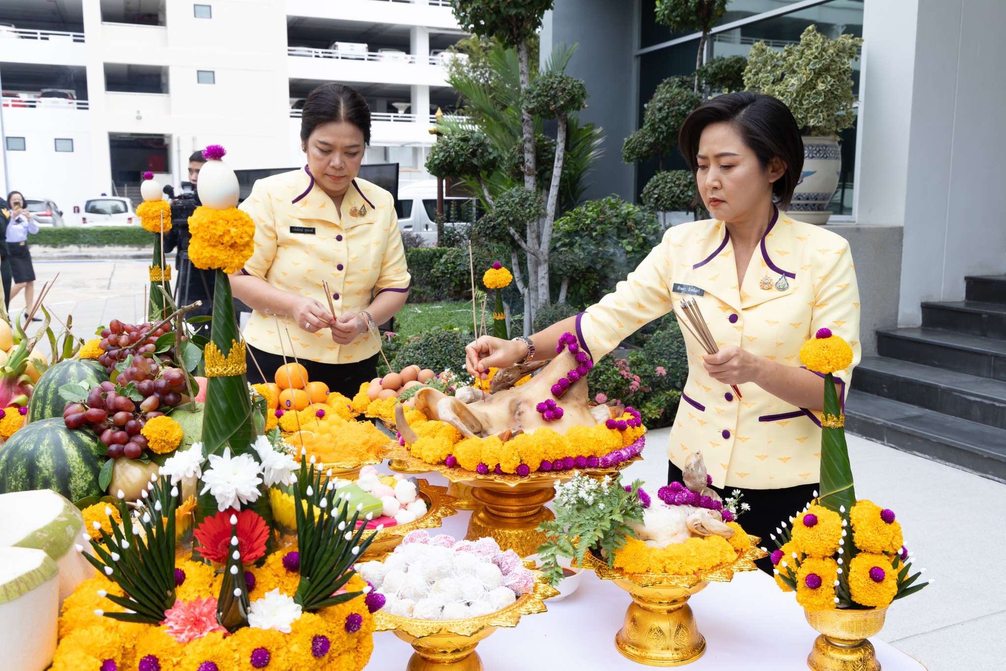 ๑๕ การจัดงานวันคล้ายวันสถาปนาสมาคมภริยาข้าราชการสำนักงานปลัดกระทรวงกลาโหม ครบรอบปีที่ ๓๔