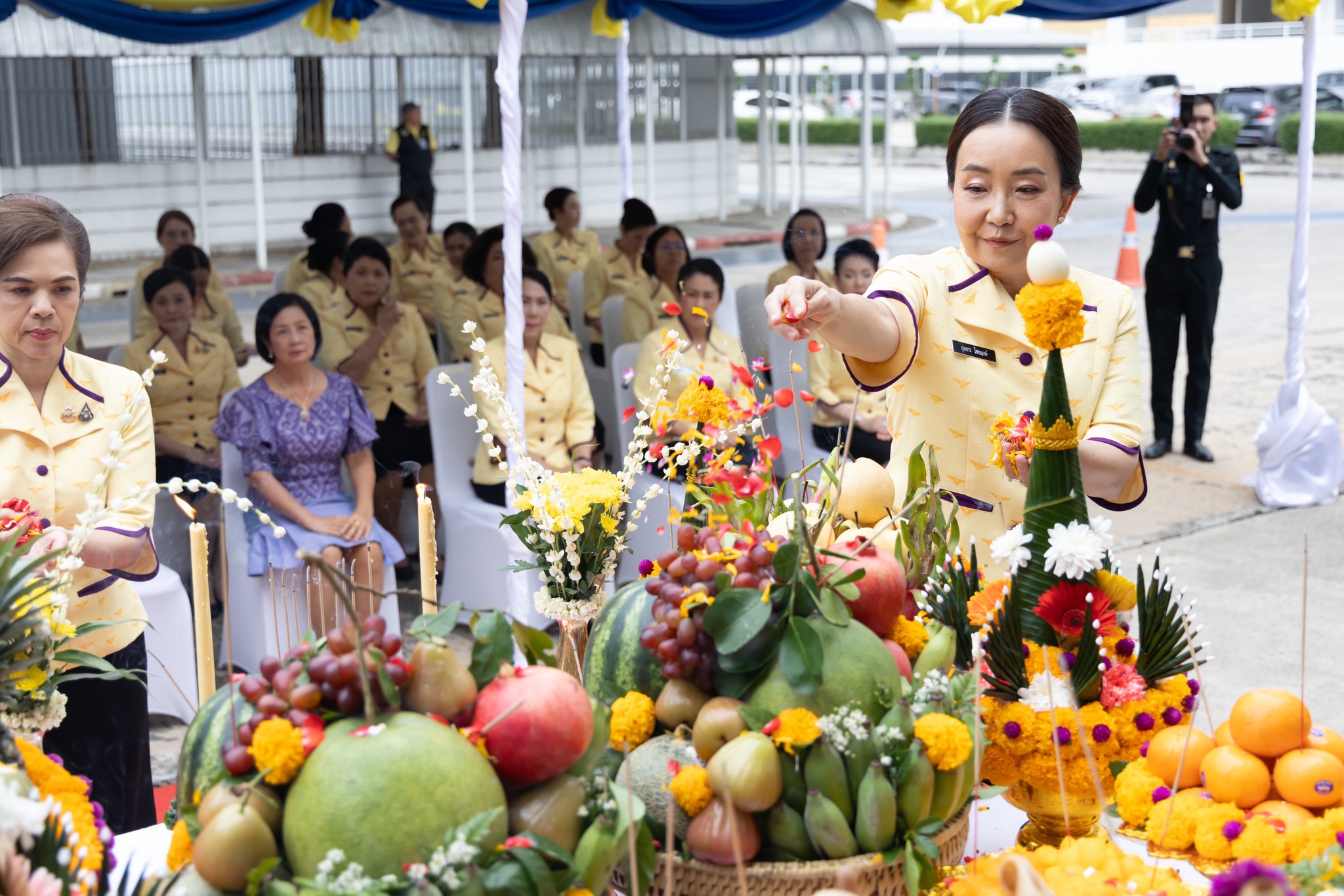 ๑๕ การจัดงานวันคล้ายวันสถาปนาสมาคมภริยาข้าราชการสำนักงานปลัดกระทรวงกลาโหม ครบรอบปีที่ ๓๔