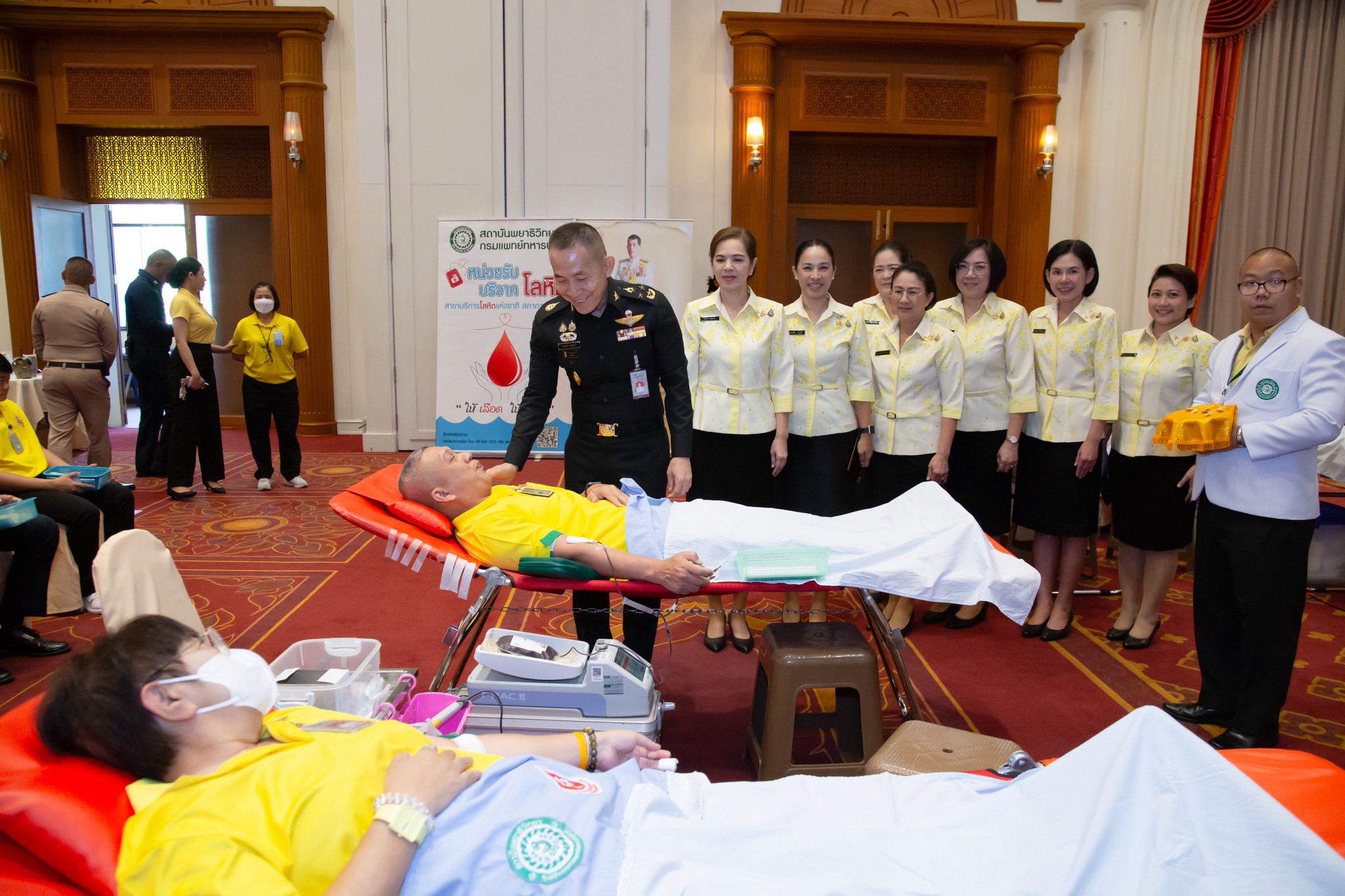 ๒๒ กิจกรรมบริจาคโลหิตถวายเป็นพระราชกุศล เนื่องในวันคล้ายวันพระบรมราชสมภพ พระบาทสมเด็จพระบรมชนกาธิเบศร มหาภูมิพลอดุลยเดชมหาราช บรมนาถบพิตร (๕ ธันวาคม ๒๕๖๗)