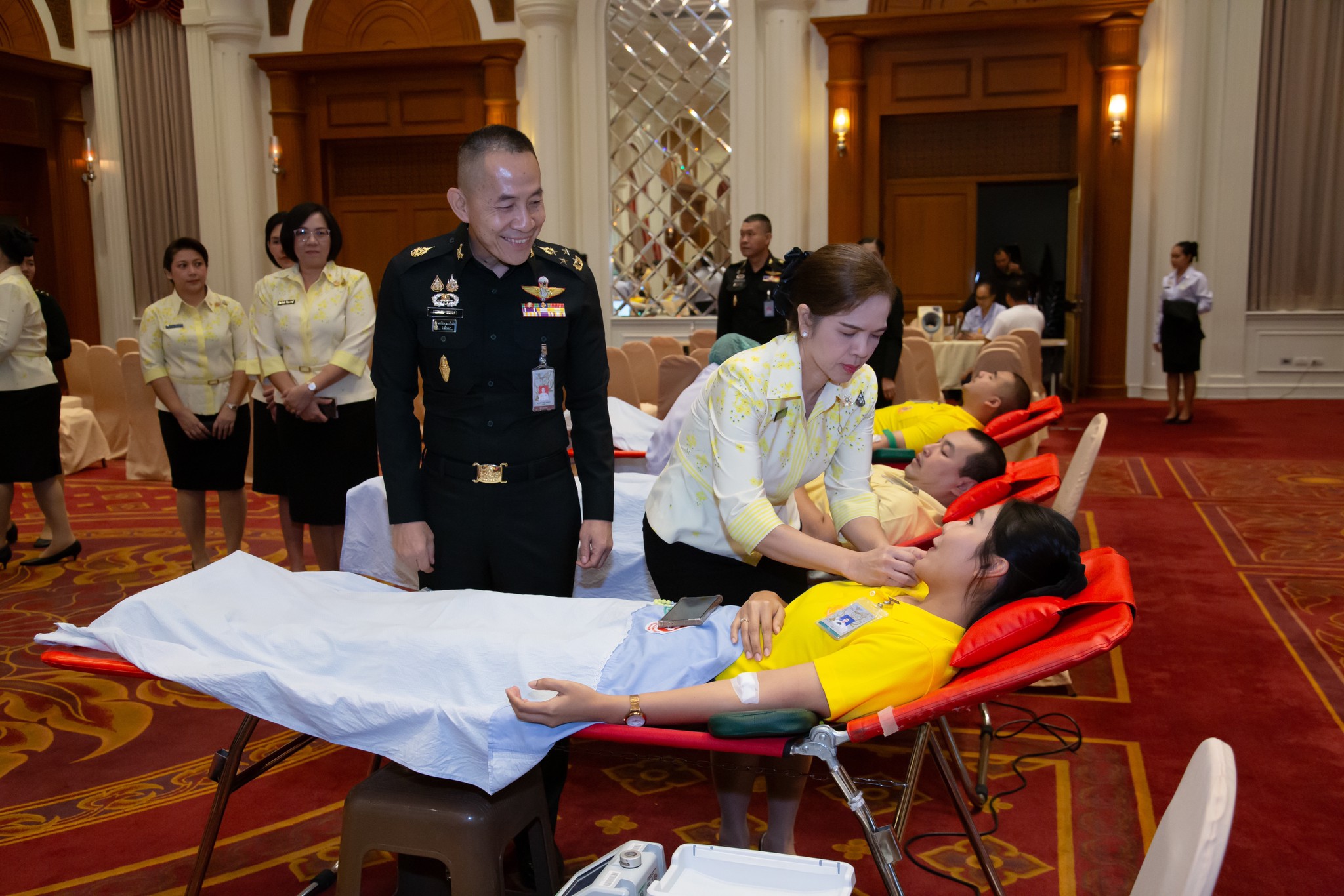 ๒๒ กิจกรรมบริจาคโลหิตถวายเป็นพระราชกุศล เนื่องในวันคล้ายวันพระบรมราชสมภพ พระบาทสมเด็จพระบรมชนกาธิเบศร มหาภูมิพลอดุลยเดชมหาราช บรมนาถบพิตร (๕ ธันวาคม ๒๕๖๗)