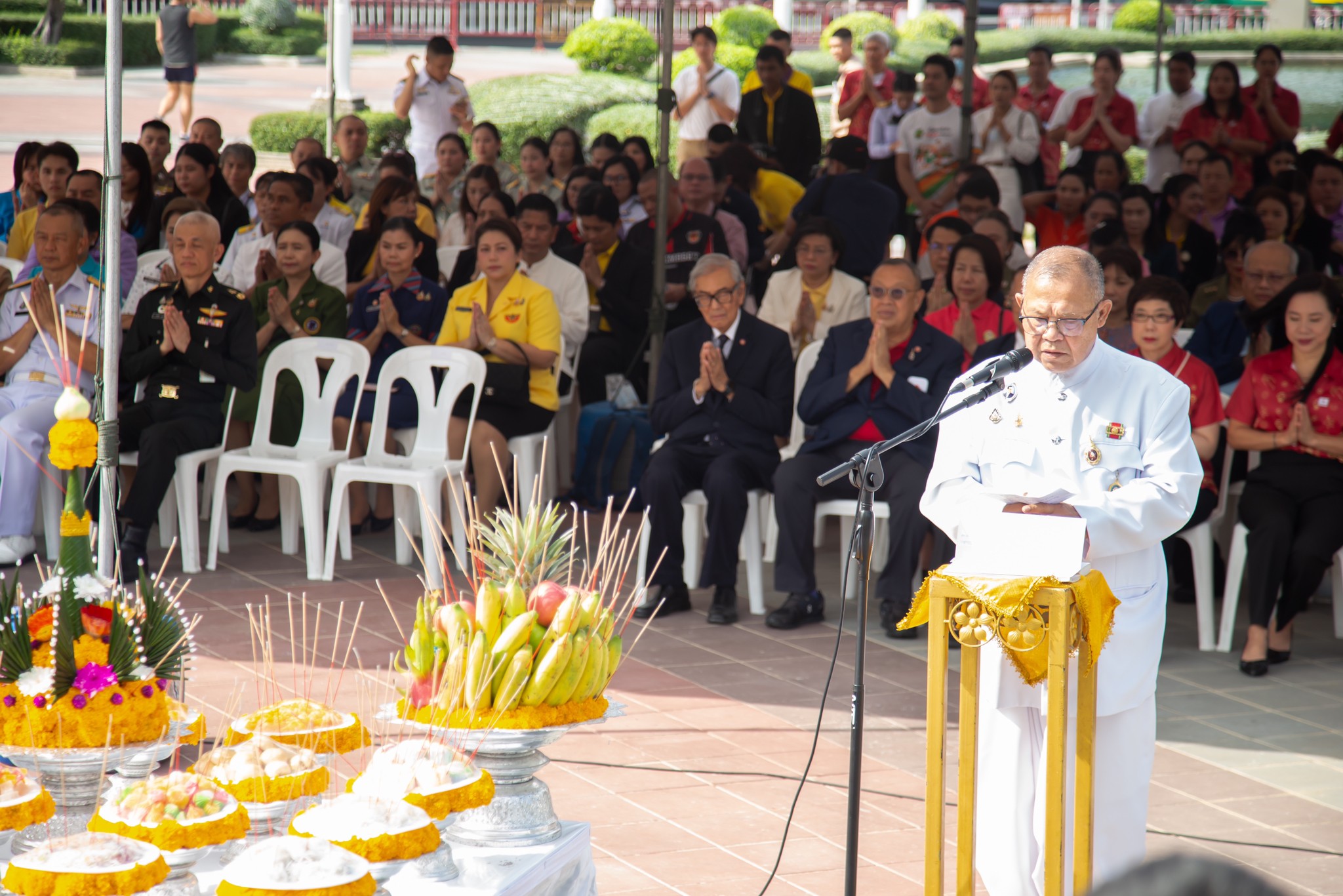 ๓๔ พิธีบวงสรวงพระบรมราชานุสรณ์พระบาทสมเด็จพระมงกุฎเกล้าเจ้าอยู่หัว รัชกาลที่ ๖ งานกาชาด ประจำปี ๒๕๖๗