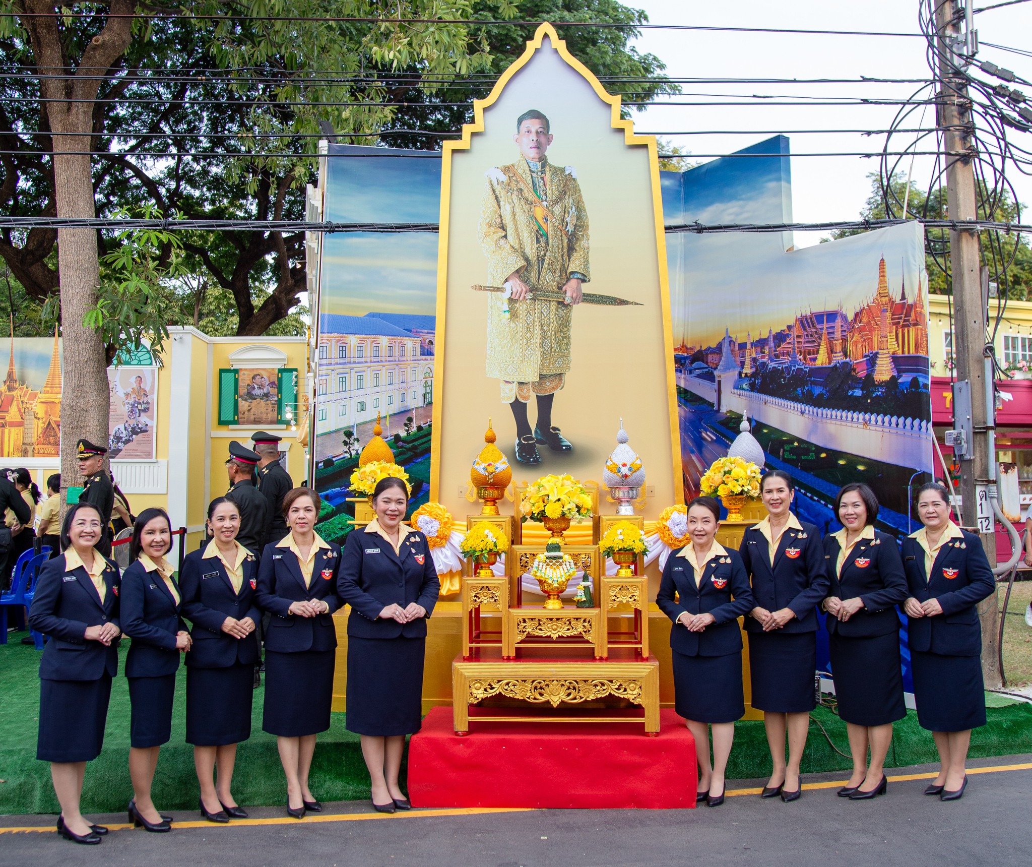 ๓๘ พิธีเปิดกรวยดอกไม้ถวายราชสักการะเบื้องหน้าพระบรมฉายาลักษณ์พระบาทสมเด็จพระเจ้าอยู่หัว งานกาชาดประจำปี ๒๕๖๗