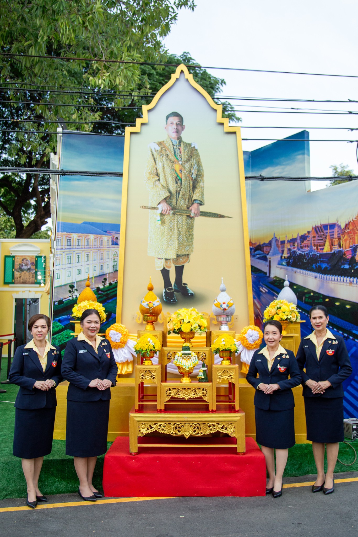 ๓๘ พิธีเปิดกรวยดอกไม้ถวายราชสักการะเบื้องหน้าพระบรมฉายาลักษณ์พระบาทสมเด็จพระเจ้าอยู่หัว งานกาชาดประจำปี ๒๕๖๗