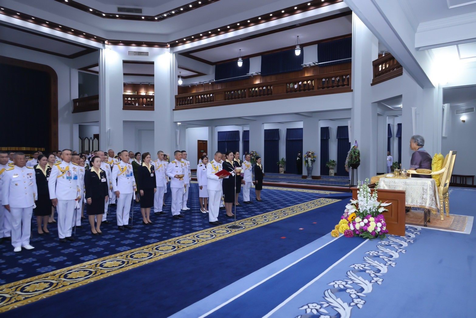 ๖๓ การเข้าเฝ้าฯ เพื่อน้อมเกล้าฯ ถวายพระพรชัยมงคล เนื่องในโอกาสวันคล้ายวันพระราชสมภพ สมเด็จพระกนิษฐาธิราชเจ้า กรมสมเด็จพระเทพรัตนราชสุดาฯ สยามบรมราชกุมารี (๒ เมษายน ๒๕๖๘)