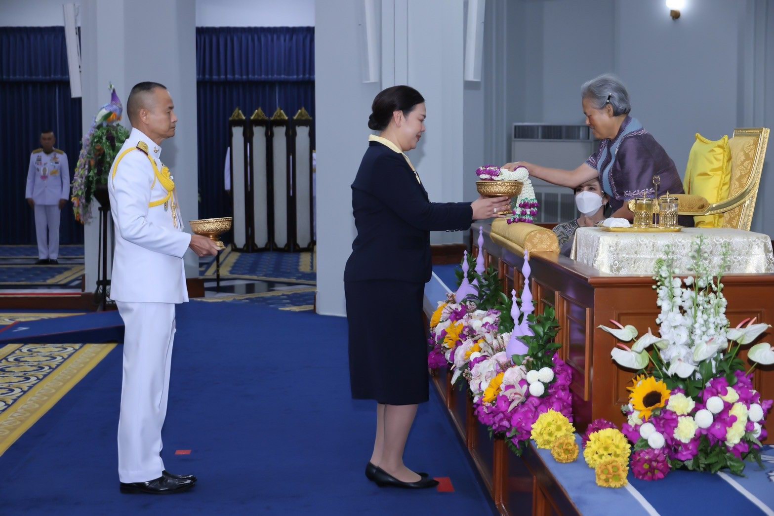 ๖๓ การเข้าเฝ้าฯ เพื่อน้อมเกล้าฯ ถวายพระพรชัยมงคล เนื่องในโอกาสวันคล้ายวันพระราชสมภพ สมเด็จพระกนิษฐาธิราชเจ้า กรมสมเด็จพระเทพรัตนราชสุดาฯ สยามบรมราชกุมารี (๒ เมษายน ๒๕๖๘)