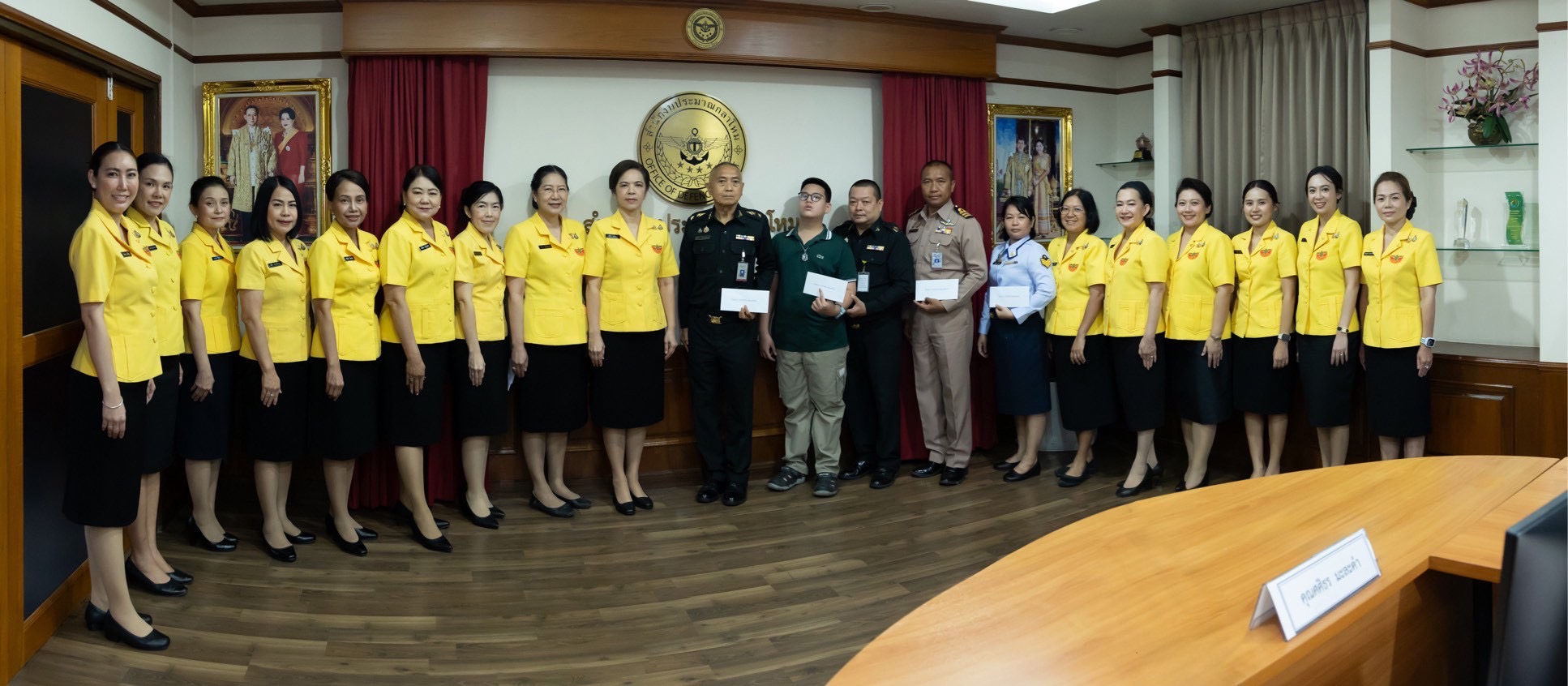 ๗๒ กิจกรรมตรวจเยี่ยมบุตรที่มีความต้องการพิเศษของกำลังพลสังกัดสำนักงานปลัดกระทรวงกลาโหม โดยโครงการสายใยรักษ์ เพื่อคนพิเศษ