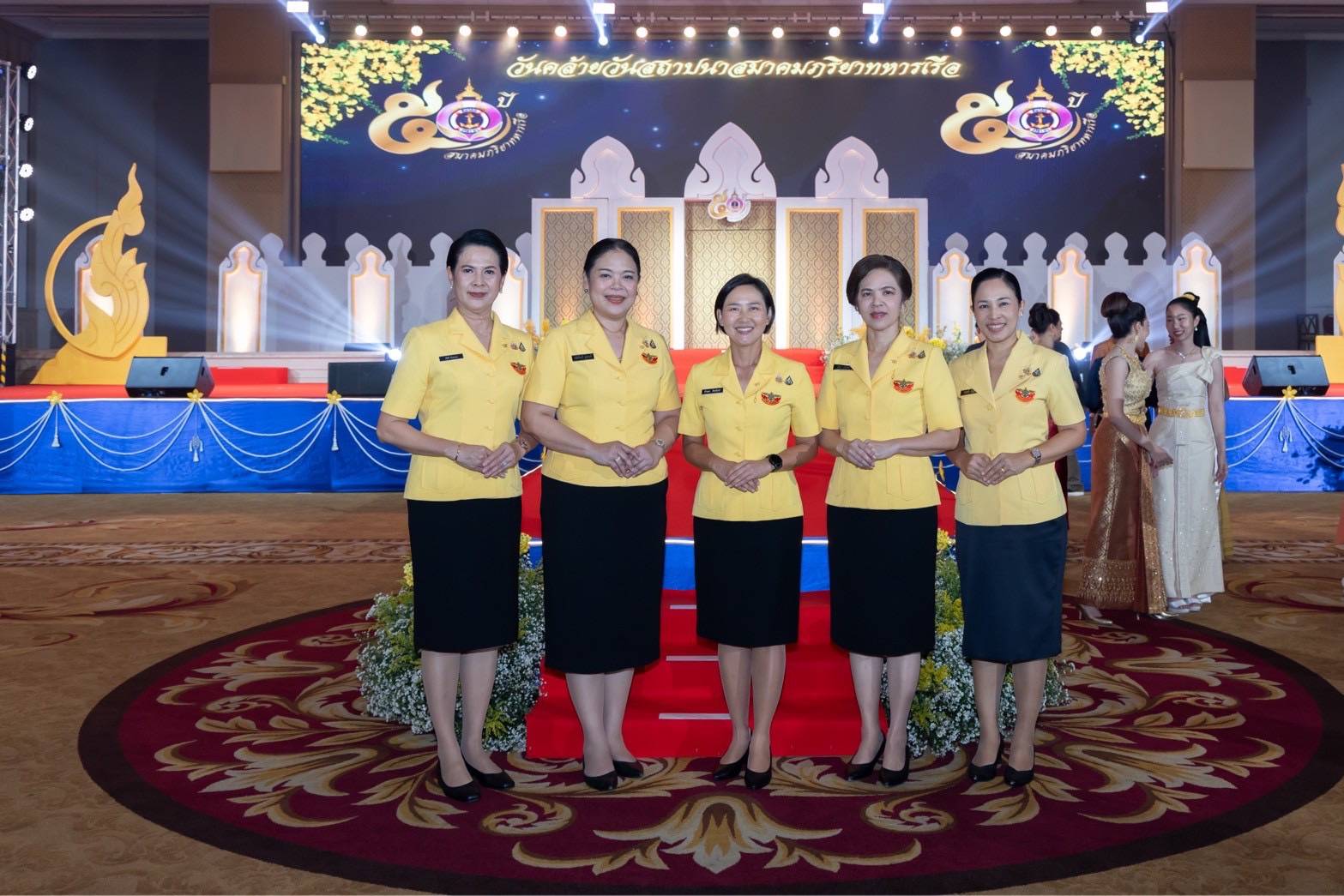 ๗๔ งานเลี้ยงรับรอง เนื่องในวันคล้ายวันสถาปนาสมาคมภริยาทหารเรือ ครบรอบปีที่ ๕๐