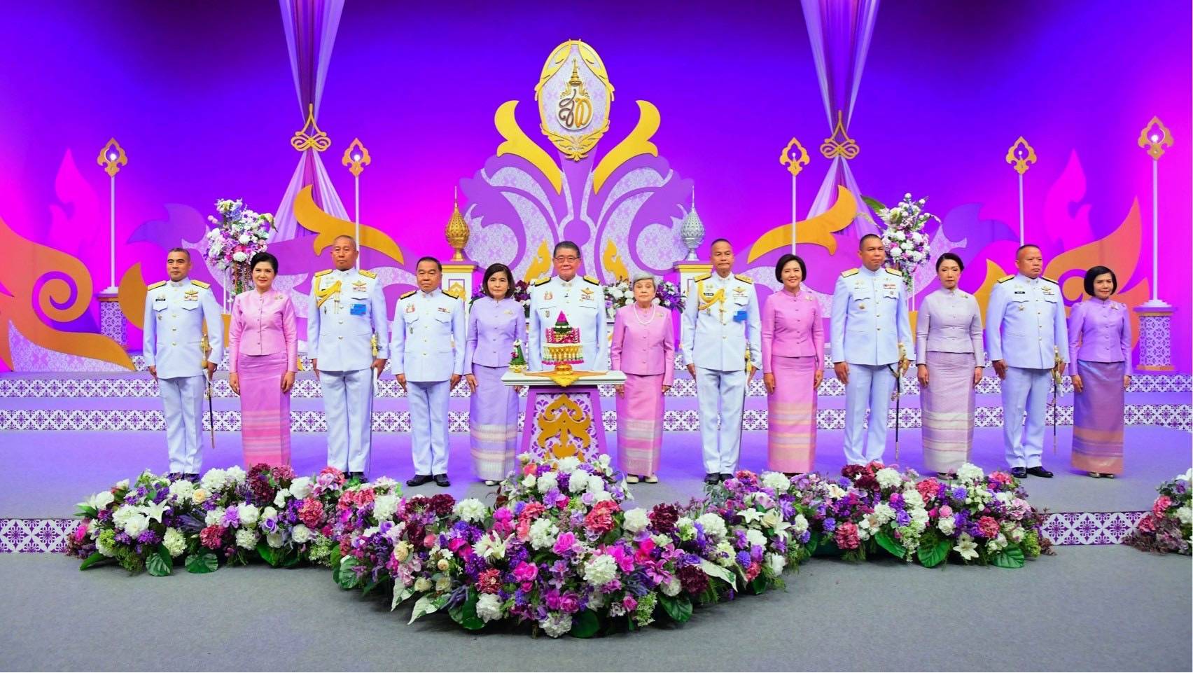 ๗๕ การบันทึกเทปโทรทัศน์อาเศียรวาทถวายพระพรชัยมงคล เนื่องในโอกาสมหามงคลเฉลิมพระชนมพรรษาสมเด็จพระนางเจ้าสุทิดา พัชรสุธาพิมลลักษณ พระบรมราชินี (กห.)