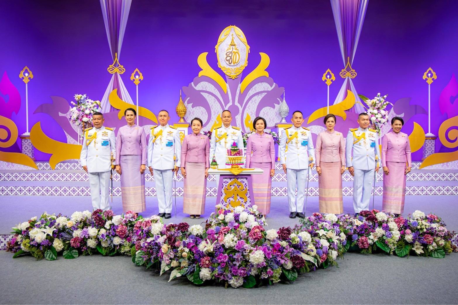 ๗๖ การบันทึกเทปโทรทัศน์อาเศียรวาทถวายพระพรขัยมงคล เนื่องในโอกาสมหามงคลเฉลิมพระชนมพรรษาสมเด็จพระนา...