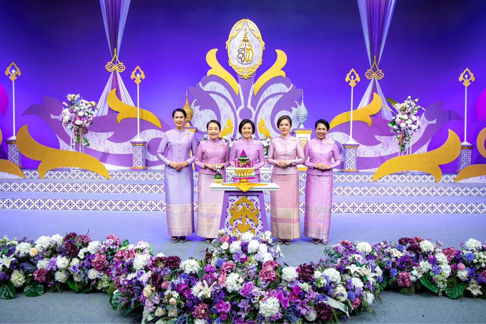 ๗๖ การบันทึกเทปโทรทัศน์อาเศียรวาทถวายพระพรขัยมงคล เนื่องในโอกาสมหามงคลเฉลิมพระชนมพรรษาสมเด็จพระนางเจ้าสุทิดา พัชรสุธาพิมลลักษณ พระบรมราชินี (สป.)