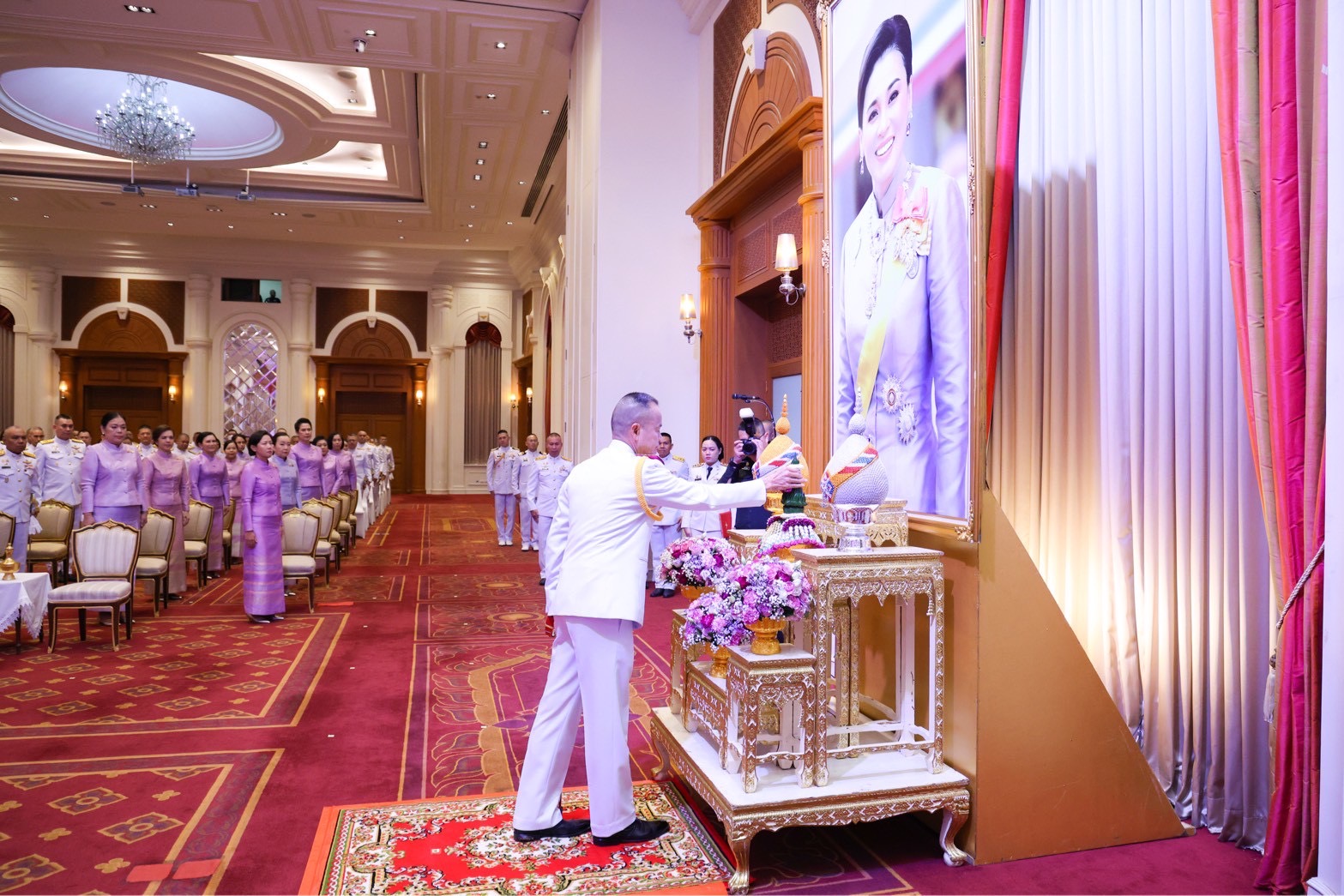 ๗๗ การจัดกิจกรรมเฉลิมพระเกียรติ เนื่องในโอกาสมหามงคลเฉลิมพระชนมพรรษา สมเด็จพระนางเจ้าสุทิดาพัชรสุธาพิมลลักษณ พระบรมราชินี