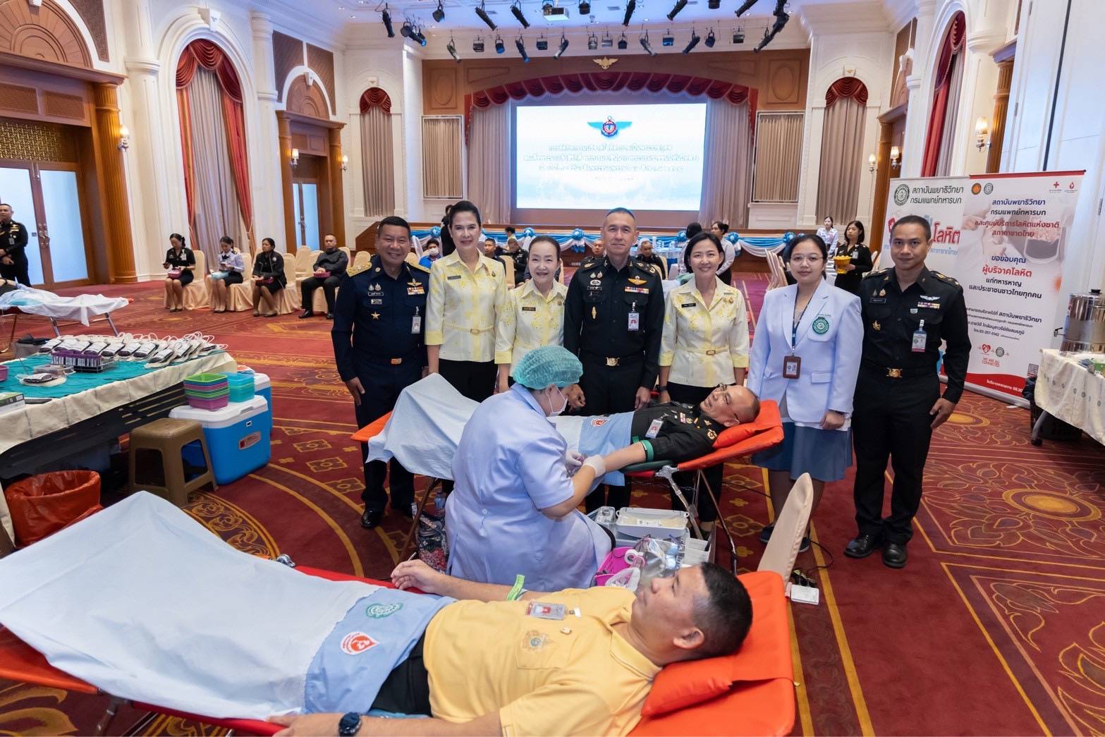 ๙๙ กิจกรรมบริจาคโลหิตถวายเป็นพระราชกุศล เนื่องในโอกาสวันเฉลิมพระชนมพรรษาสมเด็จพระนางเจ้าสิริกิติ์ พระบรมราชินีนาถ พระบรมราชชนนีพันปีหลวง ประจำปี ๒๕๖๘