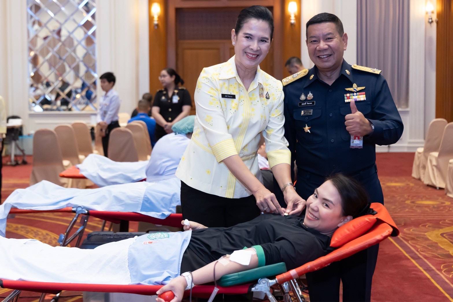 ๙๙ กิจกรรมบริจาคโลหิตถวายเป็นพระราชกุศล เนื่องในโอกาสวันเฉลิมพระชนมพรรษาสมเด็จพระนางเจ้าสิริกิติ์ พระบรมราชินีนาถ พระบรมราชชนนีพันปีหลวง ประจำปี ๒๕๖๘