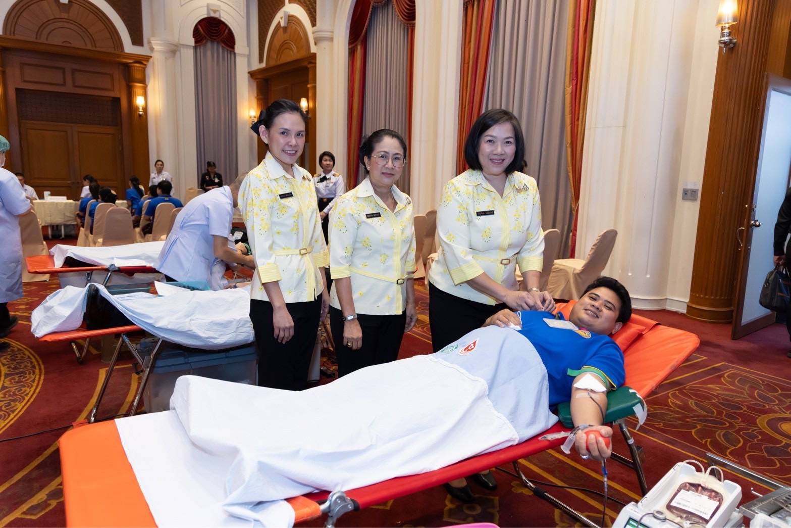 ๙๙ กิจกรรมบริจาคโลหิตถวายเป็นพระราชกุศล เนื่องในโอกาสวันเฉลิมพระชนมพรรษาสมเด็จพระนางเจ้าสิริกิติ์ พระบรมราชินีนาถ พระบรมราชชนนีพันปีหลวง ประจำปี ๒๕๖๘
