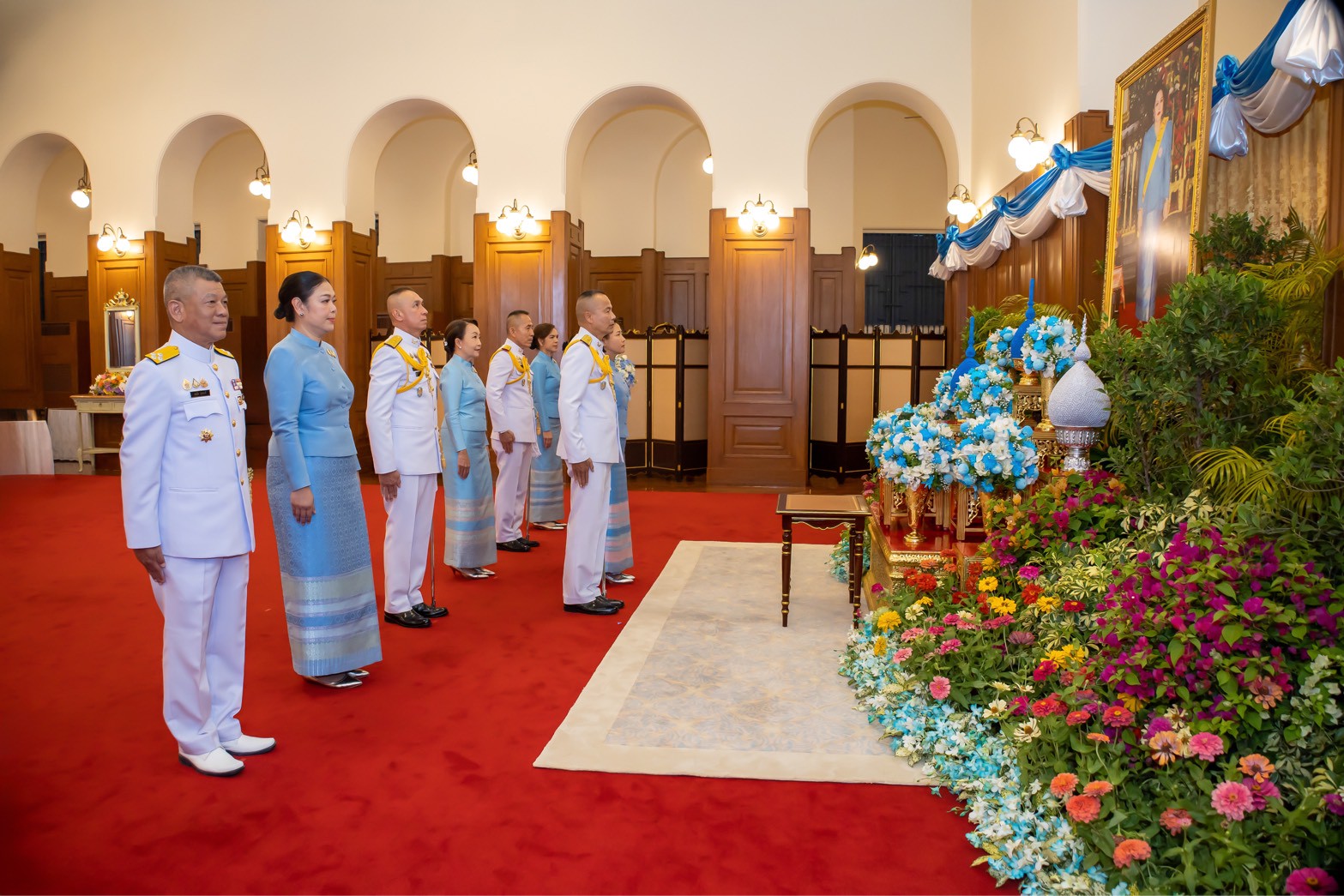 ๑๐๖ พิธีลงนามถวายพระพรชัยมงคล เนื่องในโอกาสวันเฉลิมพระชนมพรรษาสมเด็จพระนางเจ้าสิริกิติ์ พระบรมราช...