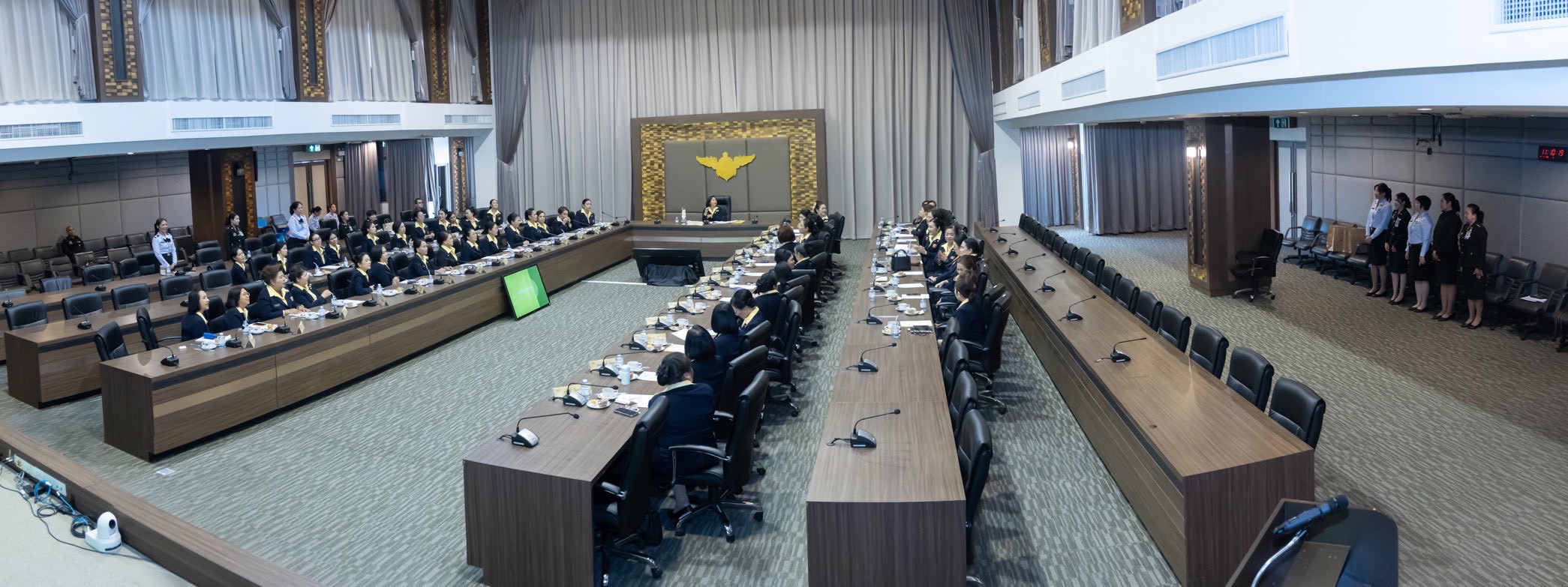๑๑๗ การประชุมสรุปผลการดำเนินงานของสมาคมภริยาข้าราชการสำนักงานปลัดกระทรวงกลาโหม รอบ 6 เดือน (เม.ย. - ก.ย.) ประจำปีงบประมาณ พ.ศ.๒๕๖๘