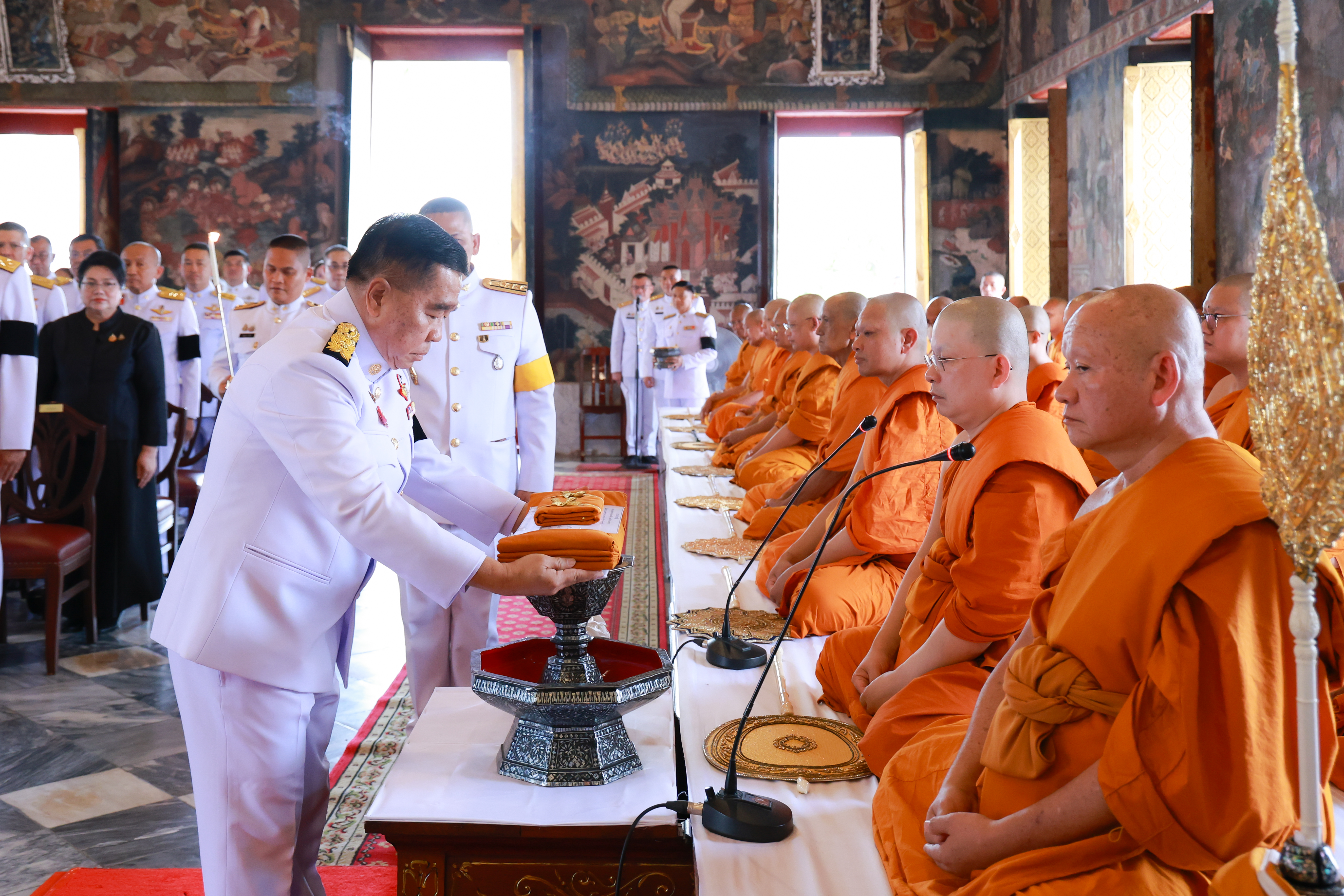 ๑๒ พิธีถวายผ้าพระกฐินพระราชทาน กห. ประจำปี ๒๕๖๘
