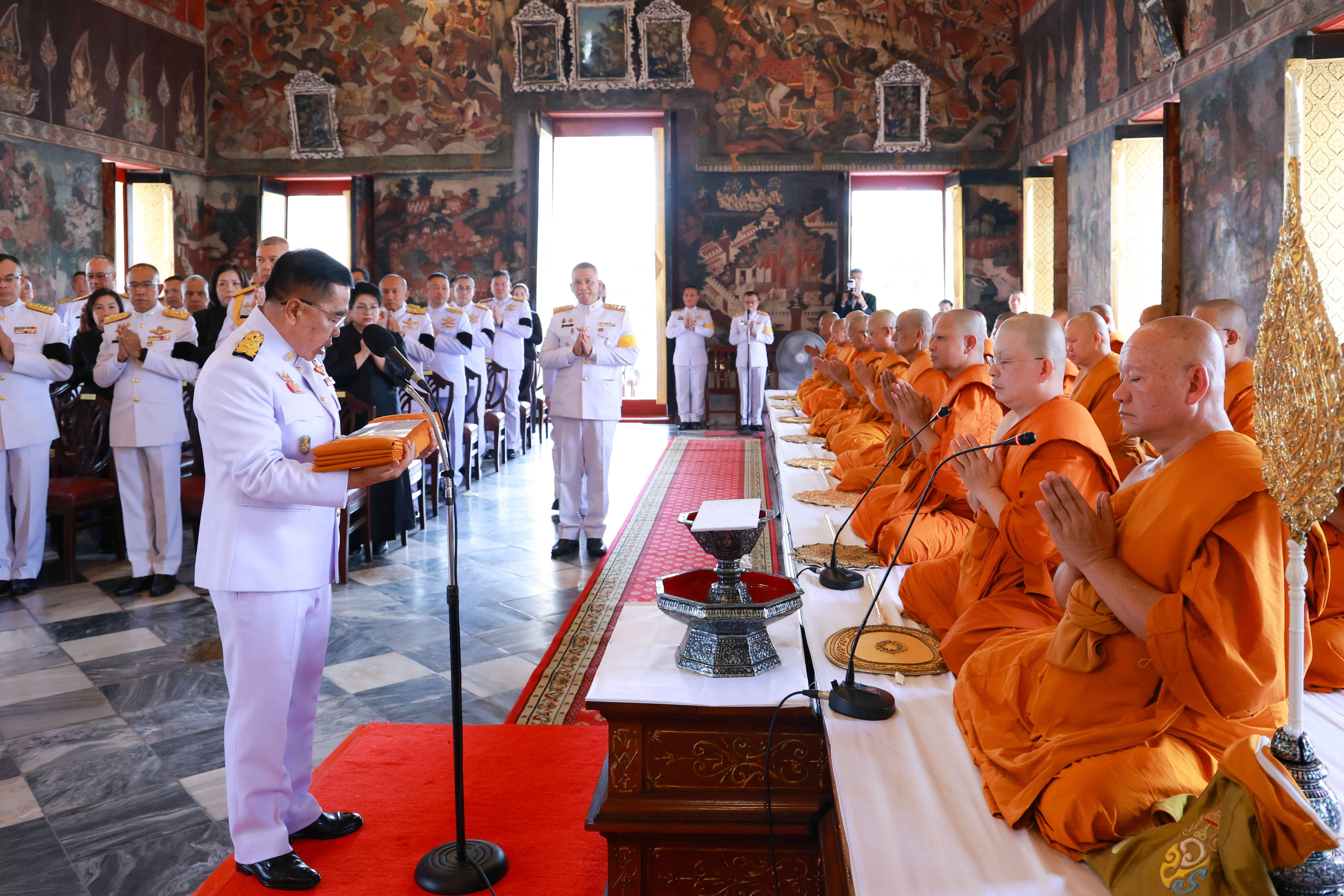 ๑๒ พิธีถวายผ้าพระกฐินพระราชทาน กห. ประจำปี ๒๕๖๘