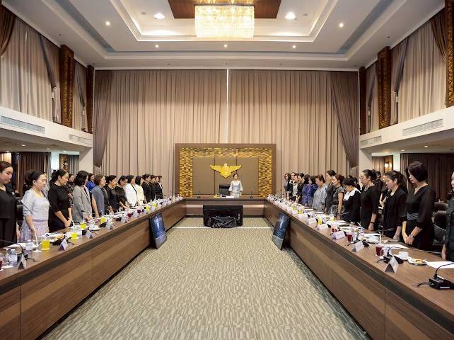 ๕๓ การประชุมสรุปผลการดำเนินงานของสมาคมภริยาข้าราชการสำนักงานปลัดกระทรวงกลาโหม รอบ ๖ เดือน