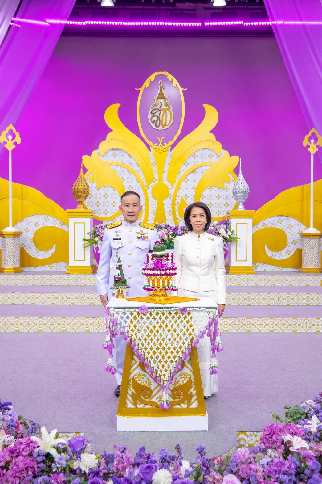 ๖๑ การบันทึกเทปโทรทัศน์อาเศียรวาทถวายพระพรชัยมงคล เนื่องในโอกาสมหามงคลเฉลิมพระชนมพรรษาสมเด็จพระนางเจ้าสุทิดา พัชรสุธาพิมลลักษณ พระบรมราชินี (สป.)