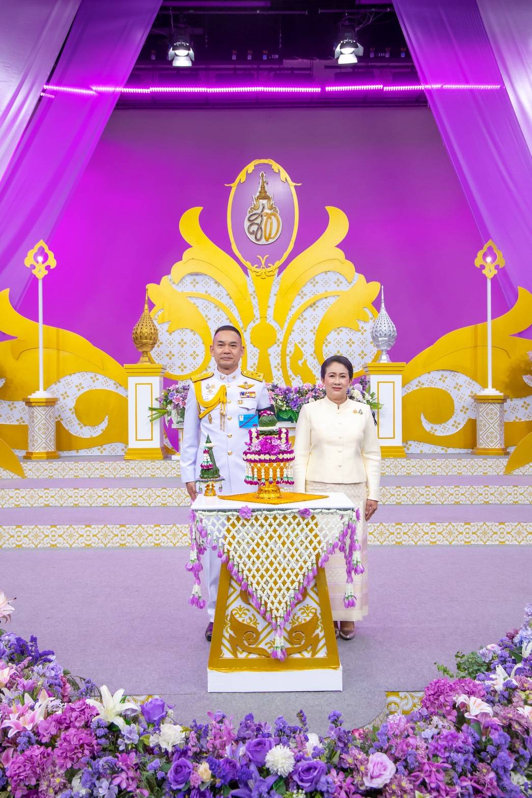 ๖๑ การบันทึกเทปโทรทัศน์อาเศียรวาทถวายพระพรชัยมงคล เนื่องในโอกาสมหามงคลเฉลิมพระชนมพรรษาสมเด็จพระนางเจ้าสุทิดา พัชรสุธาพิมลลักษณ พระบรมราชินี (สป.)
