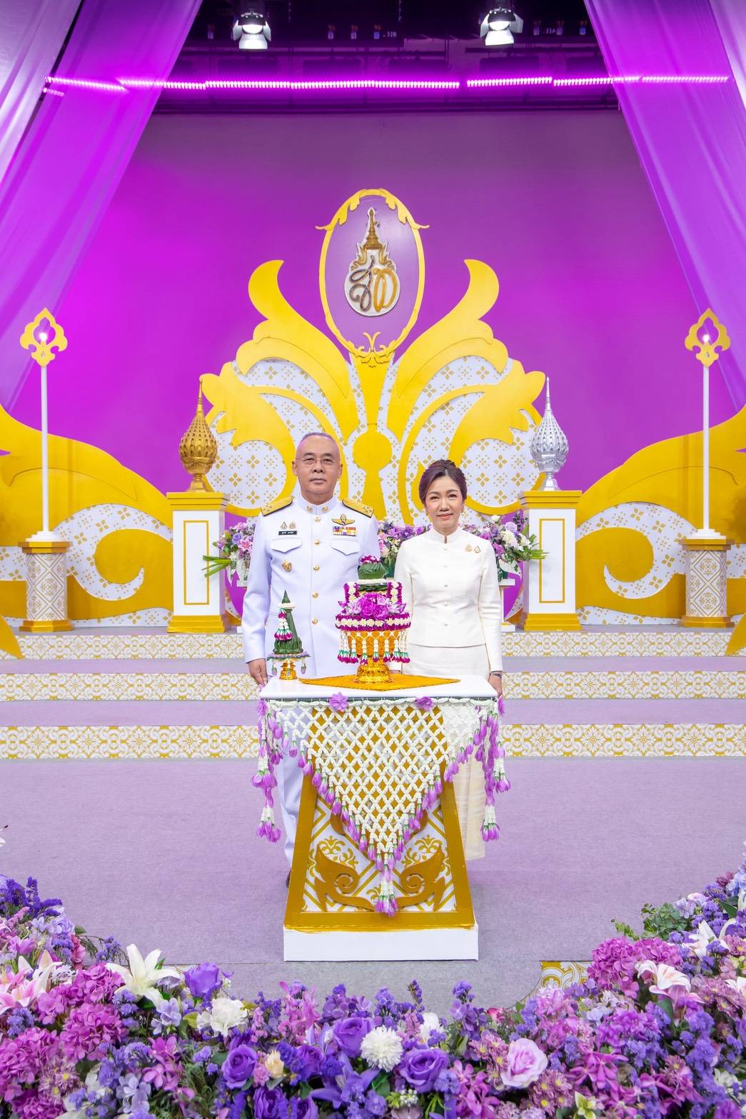 ๖๑ การบันทึกเทปโทรทัศน์อาเศียรวาทถวายพระพรชัยมงคล เนื่องในโอกาสมหามงคลเฉลิมพระชนมพรรษาสมเด็จพระนางเจ้าสุทิดา พัชรสุธาพิมลลักษณ พระบรมราชินี (สป.)