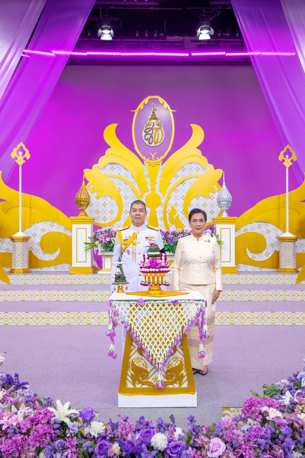 ๖๑ การบันทึกเทปโทรทัศน์อาเศียรวาทถวายพระพรชัยมงคล เนื่องในโอกาสมหามงคลเฉลิมพระชนมพรรษาสมเด็จพระนางเจ้าสุทิดา พัชรสุธาพิมลลักษณ พระบรมราชินี (สป.)