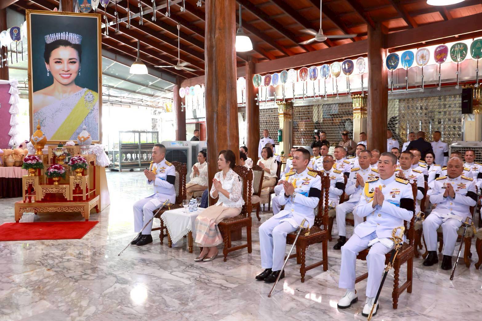 ๖๕ กิจกรรมอุปสมบทหมู่เทิดทูนสถาบันพระมหากษัตริย์ เพื่อเฉลิมพระเกียรติถวายเป็นพระราชกุศล เนื่องในโอกาสมหามงคลเฉลิมพระชนมพรรษาสมเด็จพระนางเจ้าฯ พระบรมราชินี ครบ ๔ รอบ (๓ มิ.ย.๖๙)