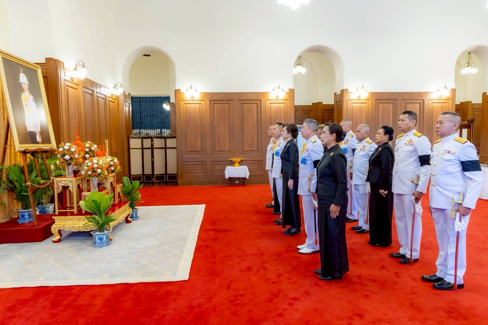 ๗๖ พิธีลงนามถวายความอาลัยสมเด็จพระเจ้าลูกเธอ เจ้าฟ้าพัชรกิติยาภา นเรนทิราเทพยวดี กรมหลวงราชสาริณีสิริพัชร มหาวัชรราชธิดา