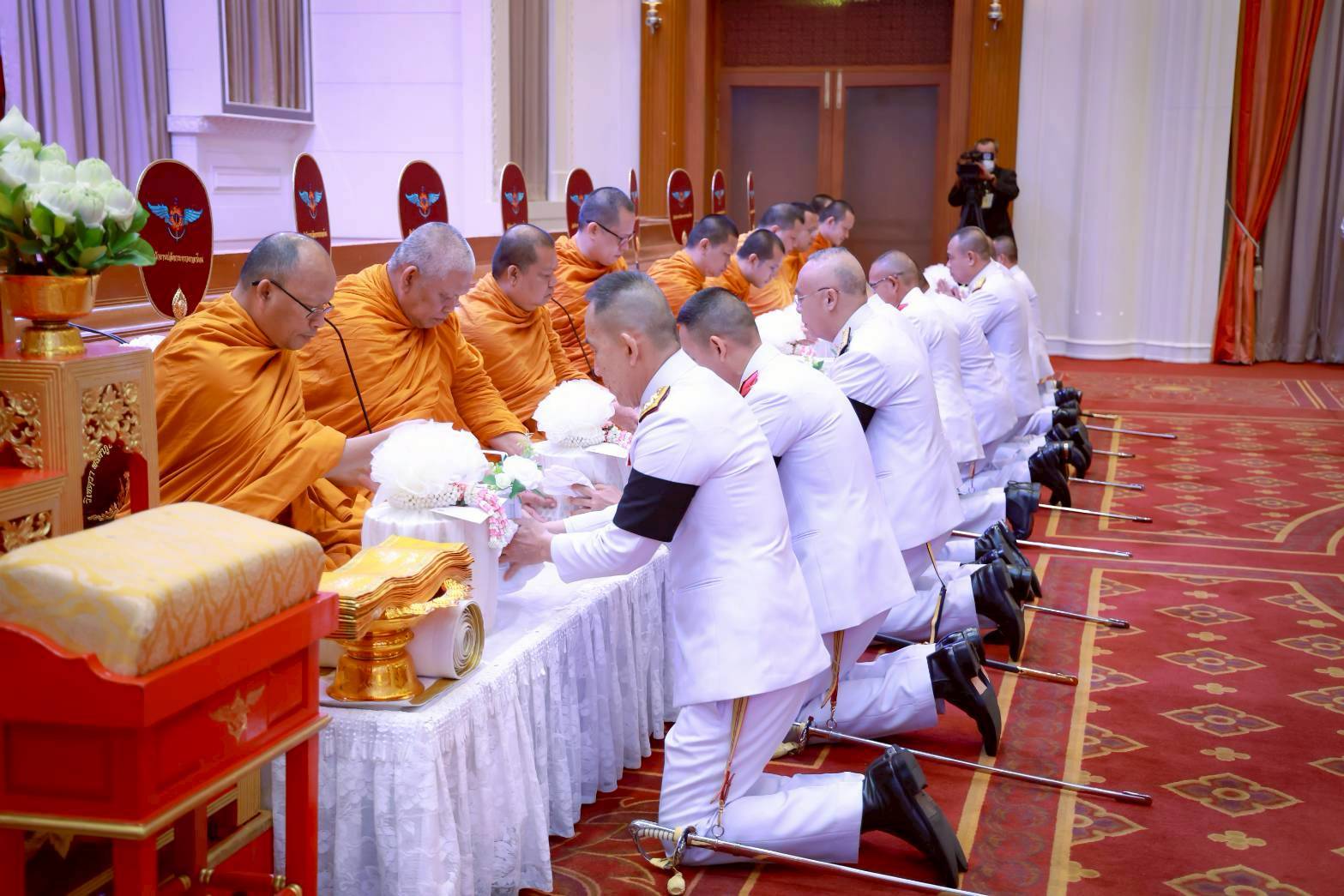๗๘ พิธีบำเพ็ญกุศลสัตตมวาร เพื่อถวายเป็นพระกุศลแด่สมเด็จพระเจ้าลูกเธอ เจ้าฟ้าพัชรกิติยาภา นเรนทิราเทพยวดี กรมหลวงราชสาริณีสิริพัชร มหาวัชรราชธิดา ในวาระครบ ๗ วัน แห่งการสิ้นพระชนม์