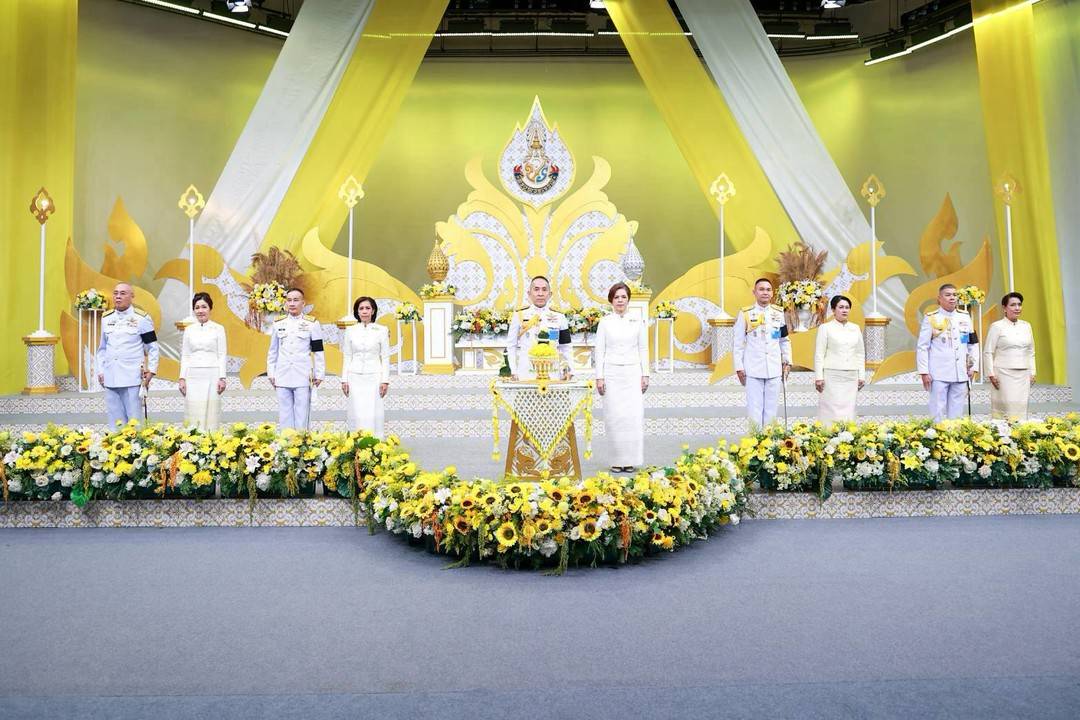 ๘๘ การบันทึกเทปโทรทัศน์อาเศียรวาทถวายพระพรชัยมงคล เนื่องในโอกาสวันเฉลิมพระชนมพรรษาพระบาทสมเด็จพระ...