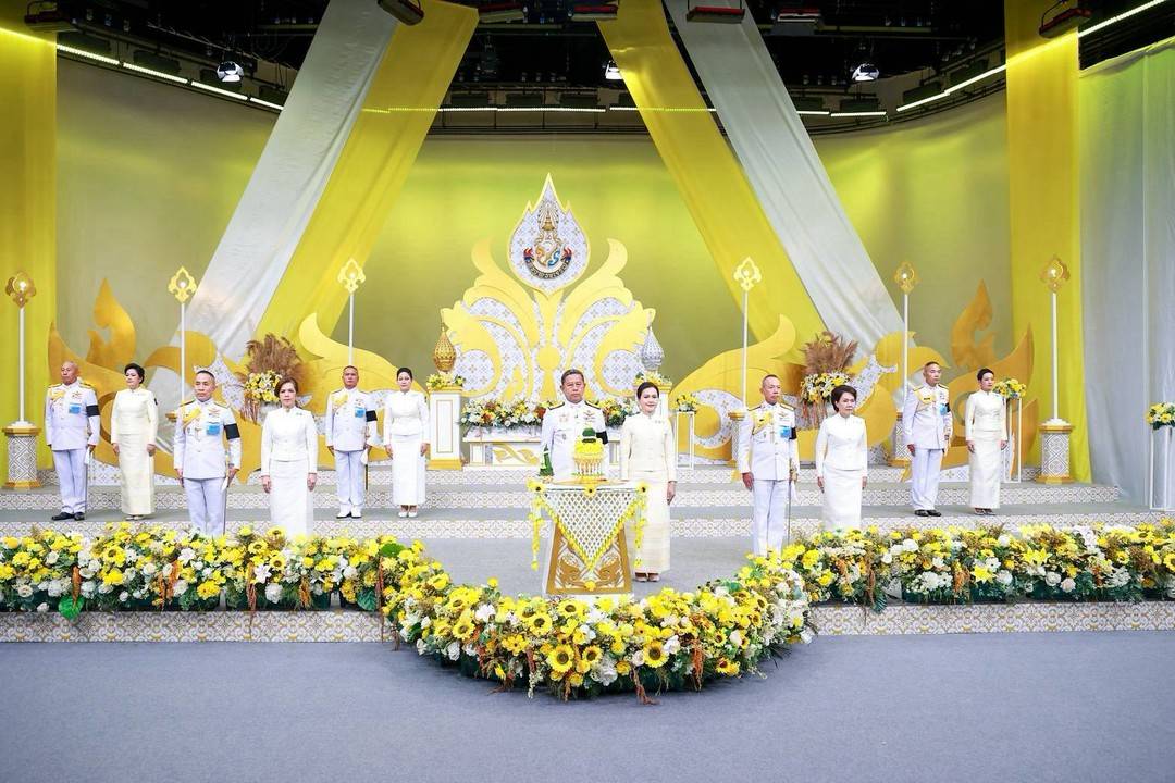 ๙๑ การบันทึกเทปโทรทัศน์อาเศียรวาทถวายพระพรชัยมงคล เนื่องในโอกาสวันเฉลิมพระชนมพรรษาพระบาทสมเด็จพระ...